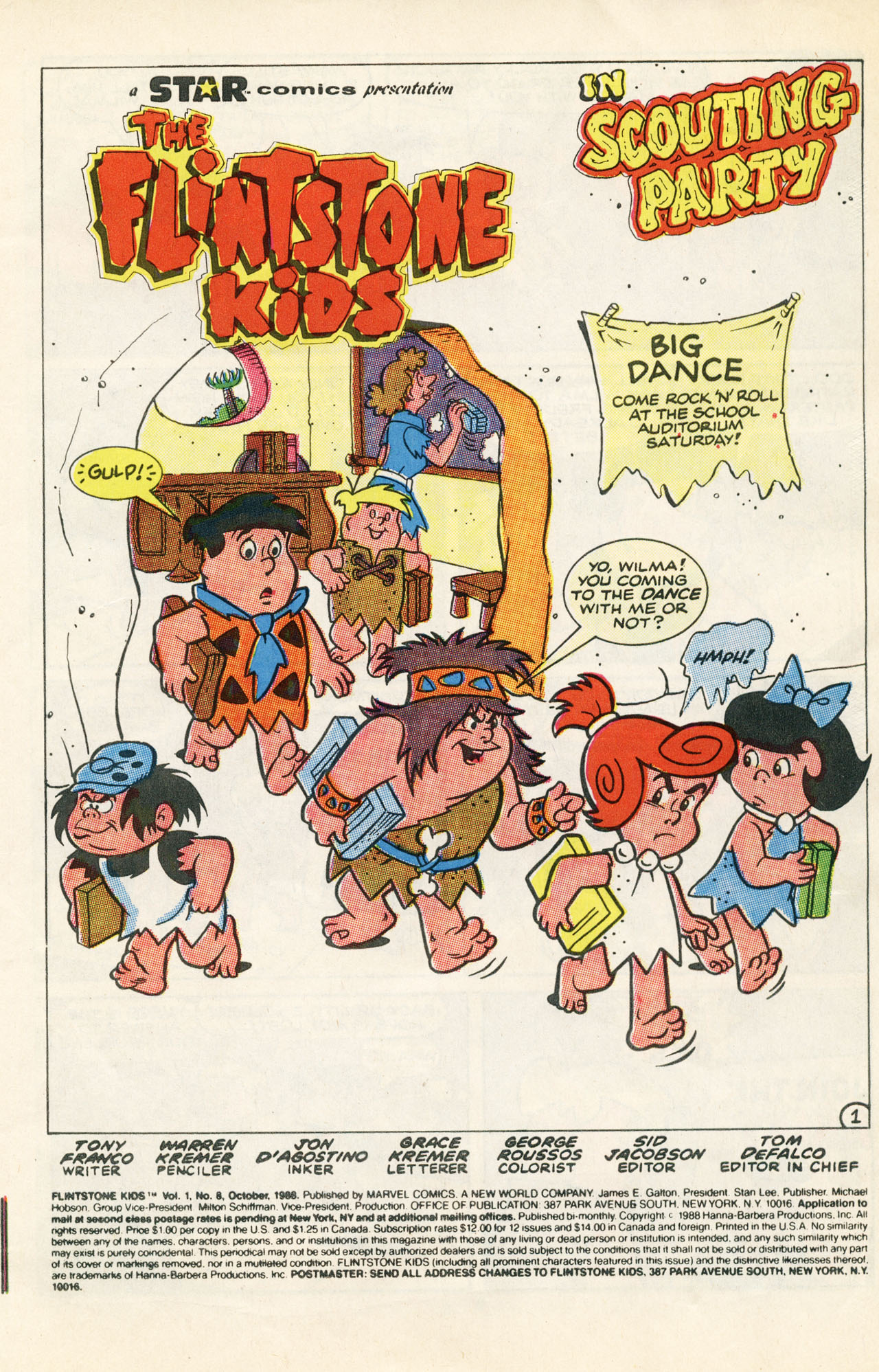 Read online The Flintstone Kids comic -  Issue #8 - 3