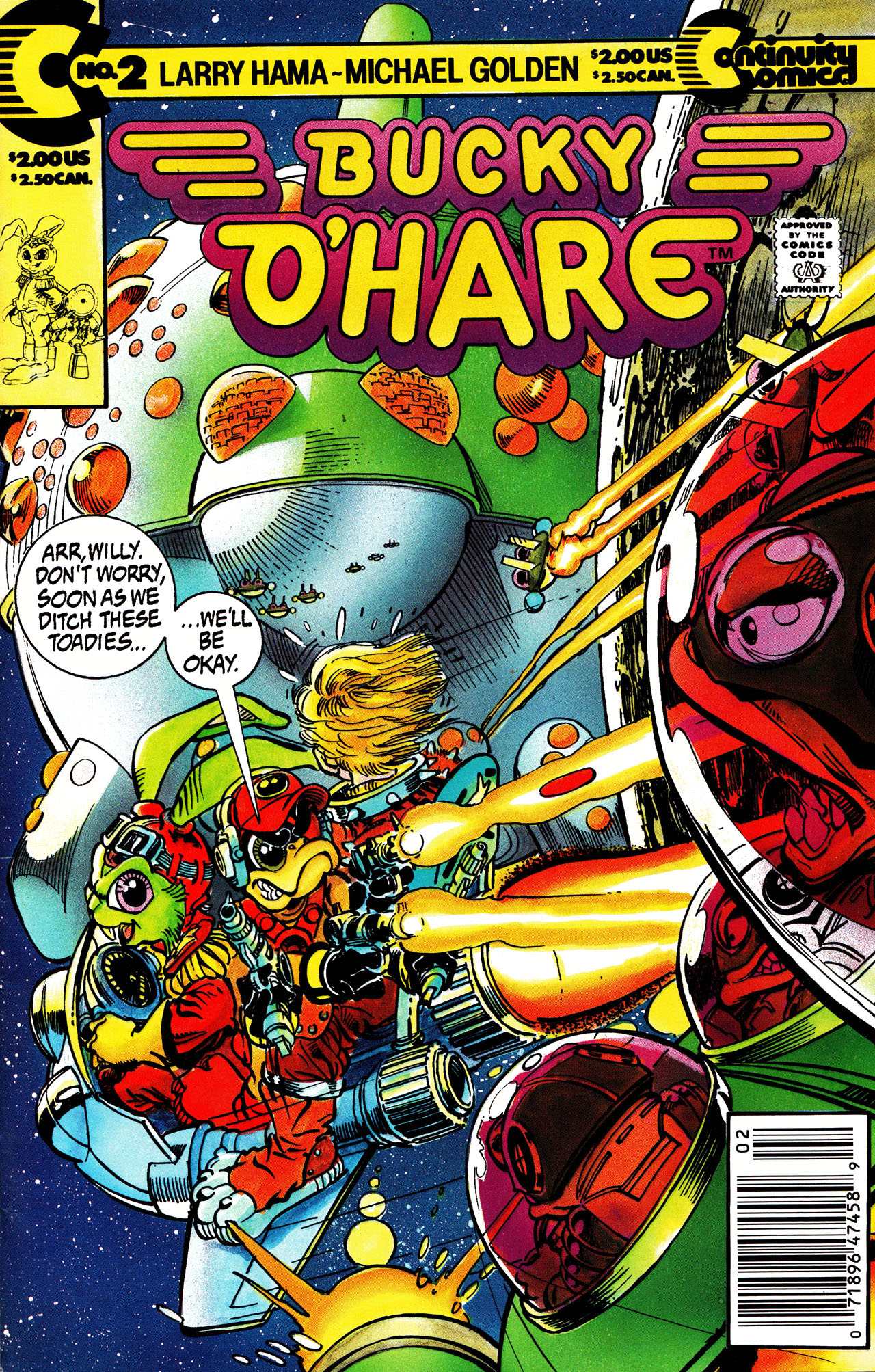 Read online Bucky O'Hare (1991) comic -  Issue #2 - 1