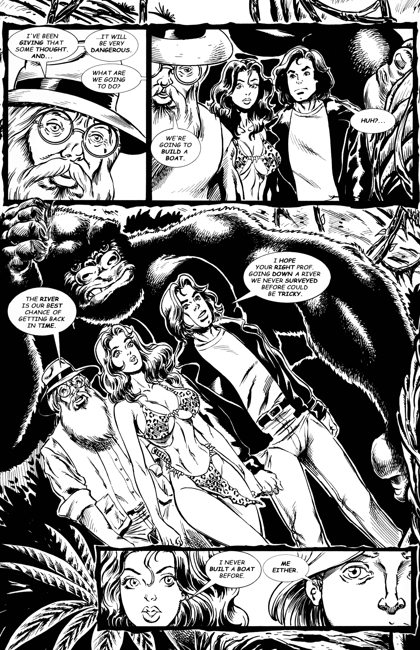 Read online Cavewoman: Red Menace comic -  Issue # Full - 11