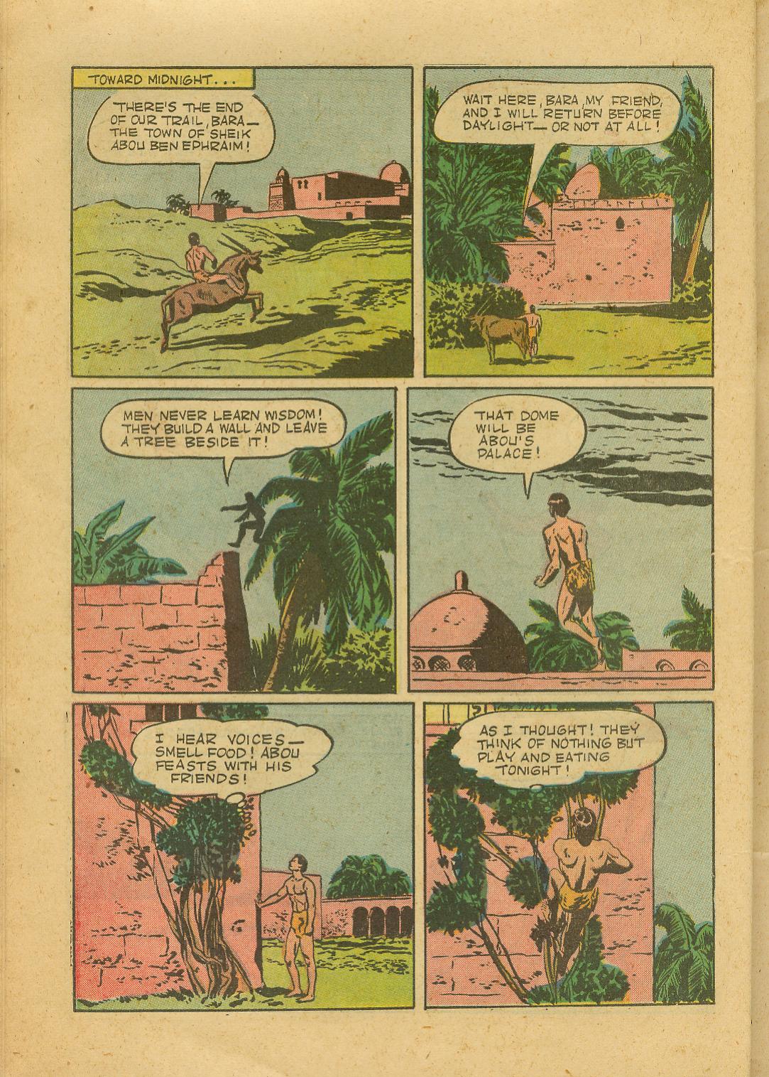 Read online Tarzan (1948) comic -  Issue #17 - 18