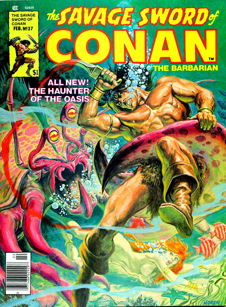 Read online The Savage Sword Of Conan comic -  Issue #37 - 1