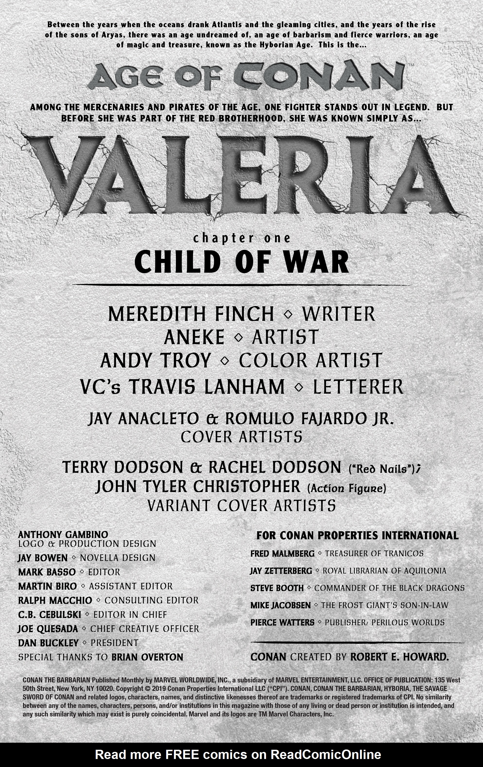 Read online Age of Conan: Valeria comic -  Issue #1 - 2