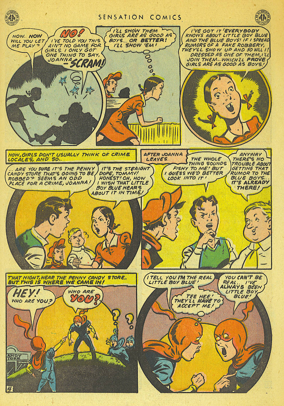 Read online Sensation (Mystery) Comics comic -  Issue #42 - 19