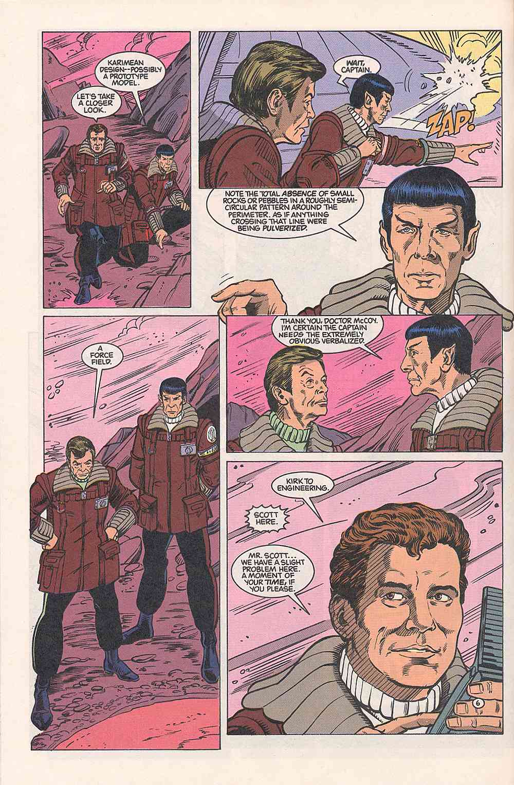 Read online Star Trek (1989) comic -  Issue #13 - 7