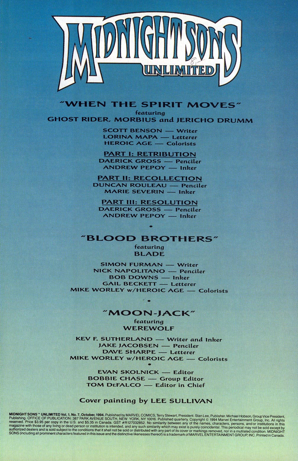 Read online Midnight Sons Unlimited comic -  Issue #7 - 2