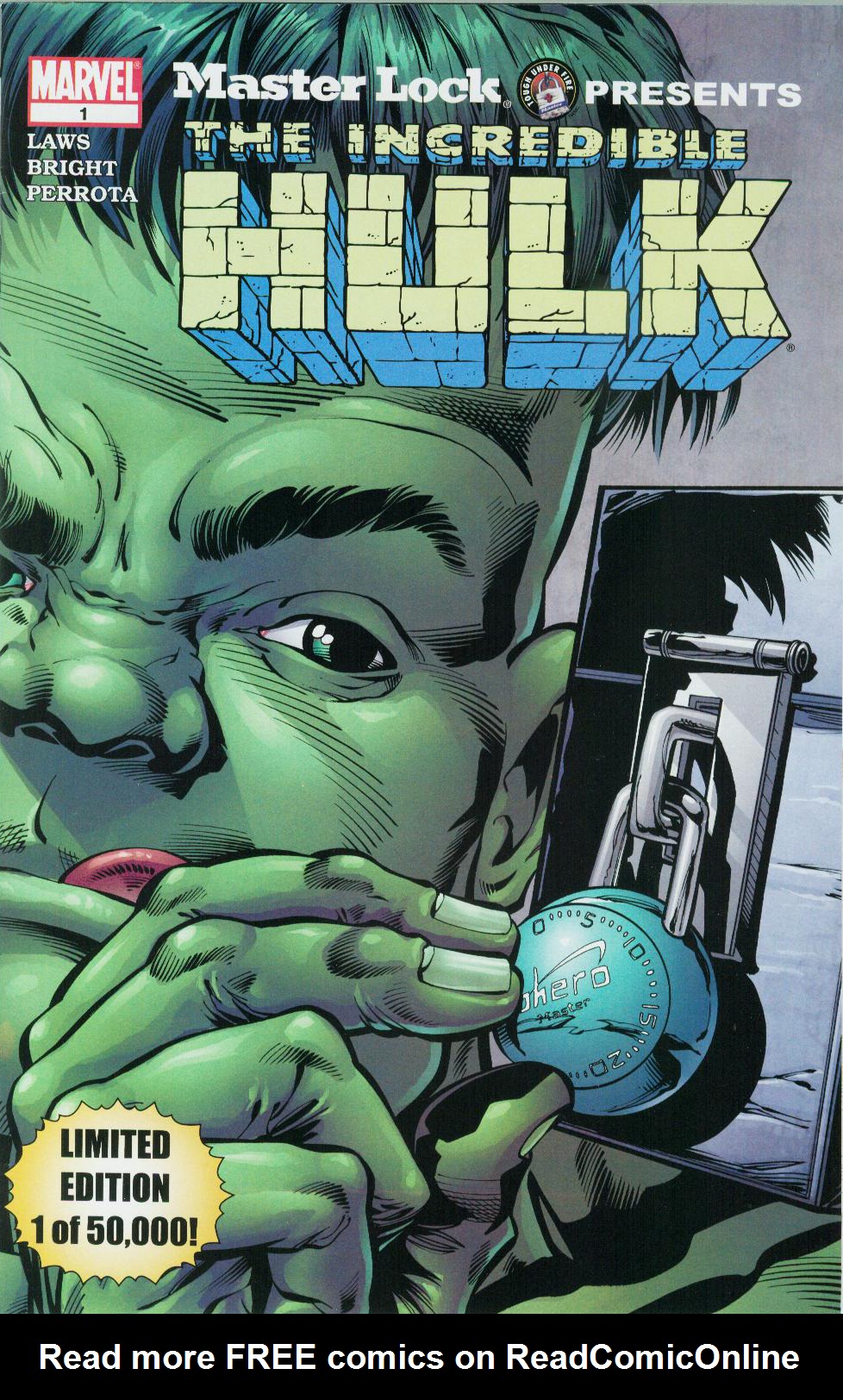 Masterlock Presents: The Incredible Hulk issue Full - Page 1