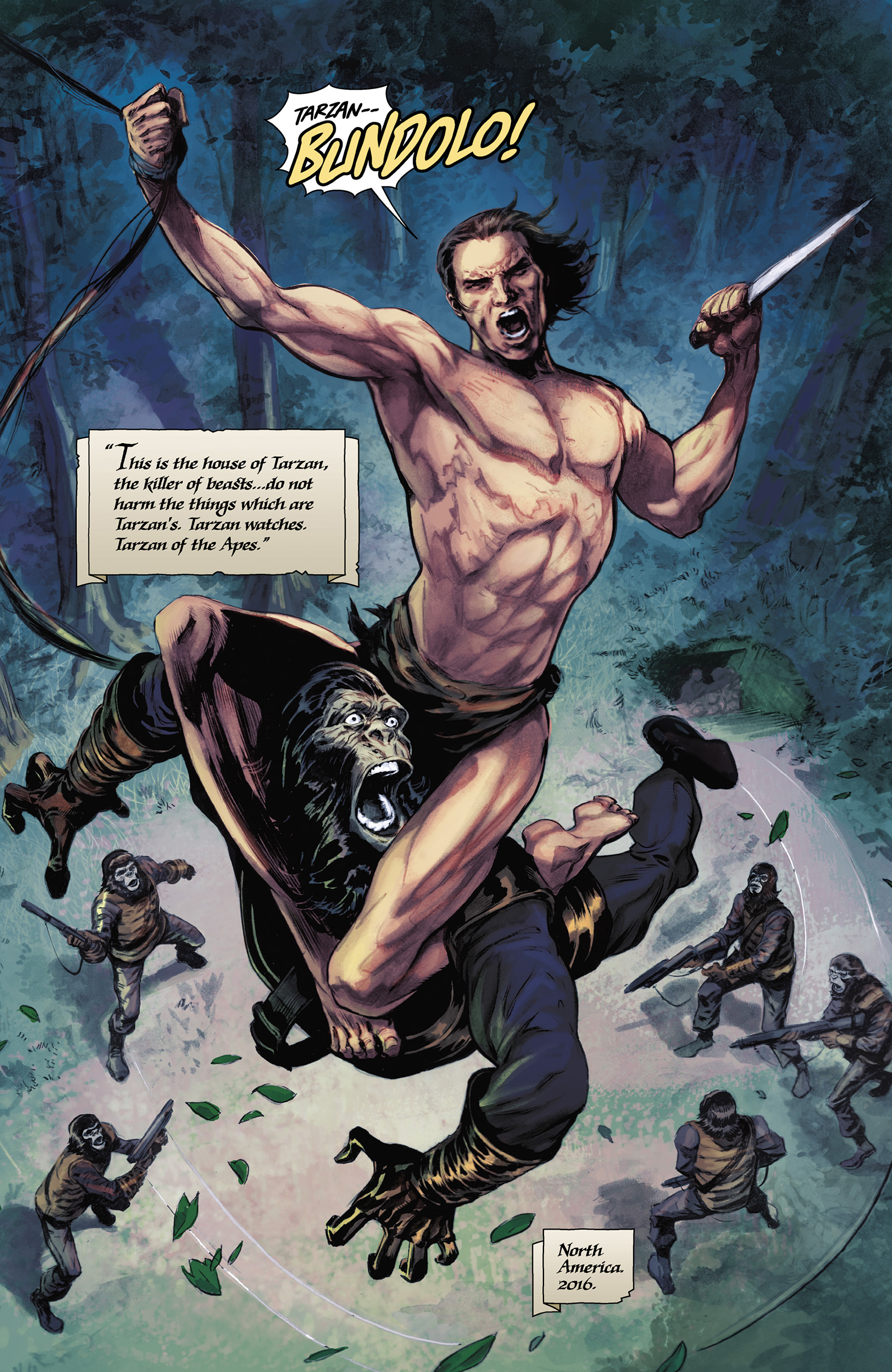 Read online Tarzan On the Planet of the Apes comic -  Issue #1 - 4