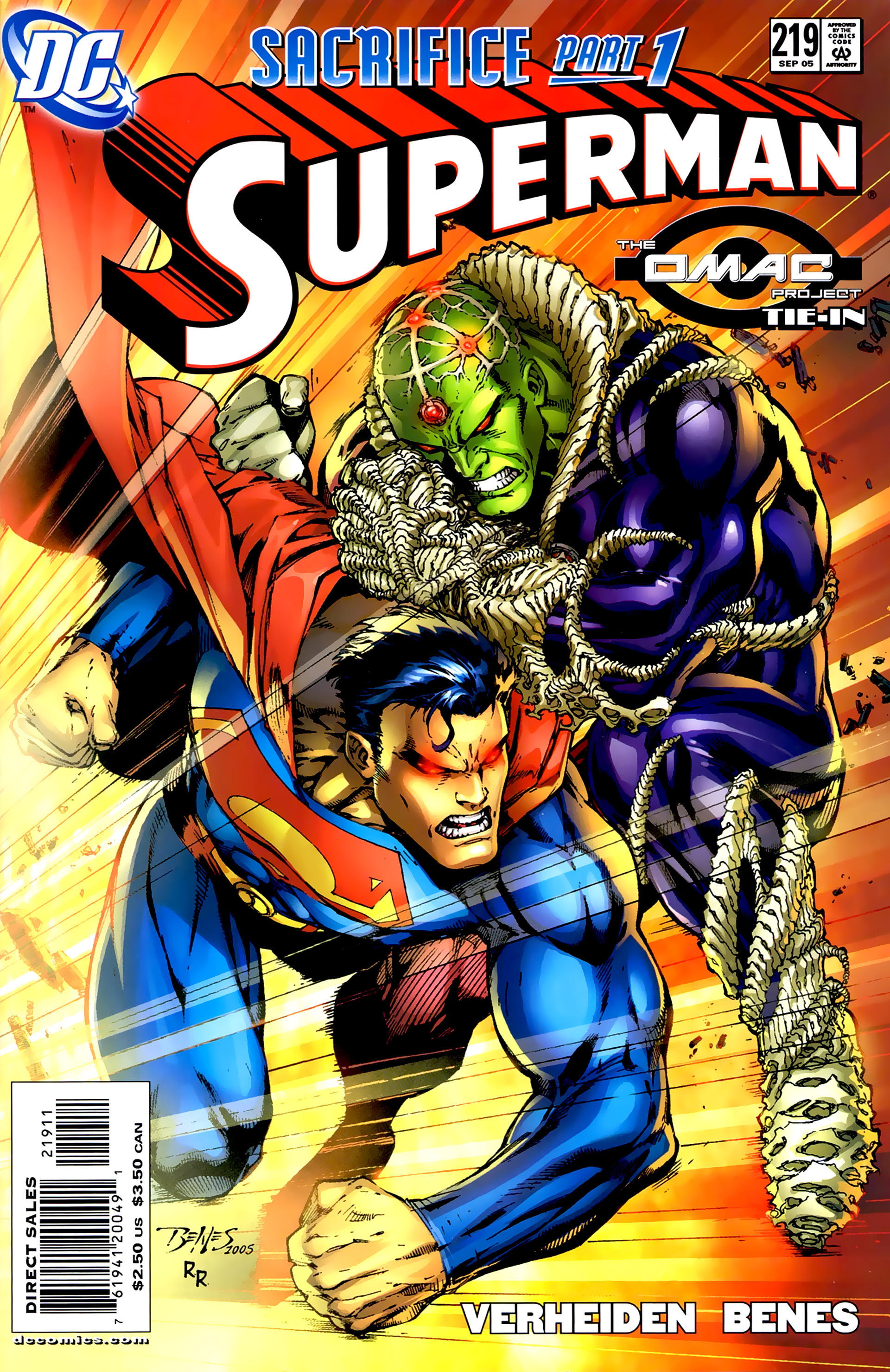 Read online Superman (1987) comic -  Issue #219 - 1