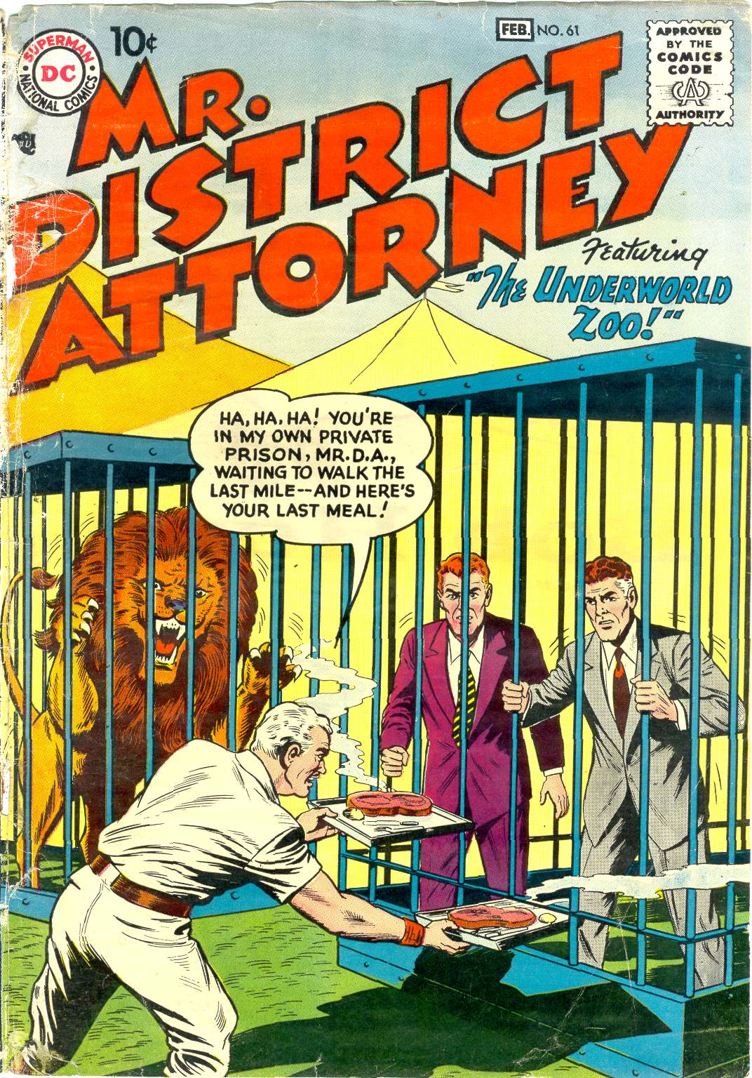 Read online Mr. District Attorney comic -  Issue #61 - 1