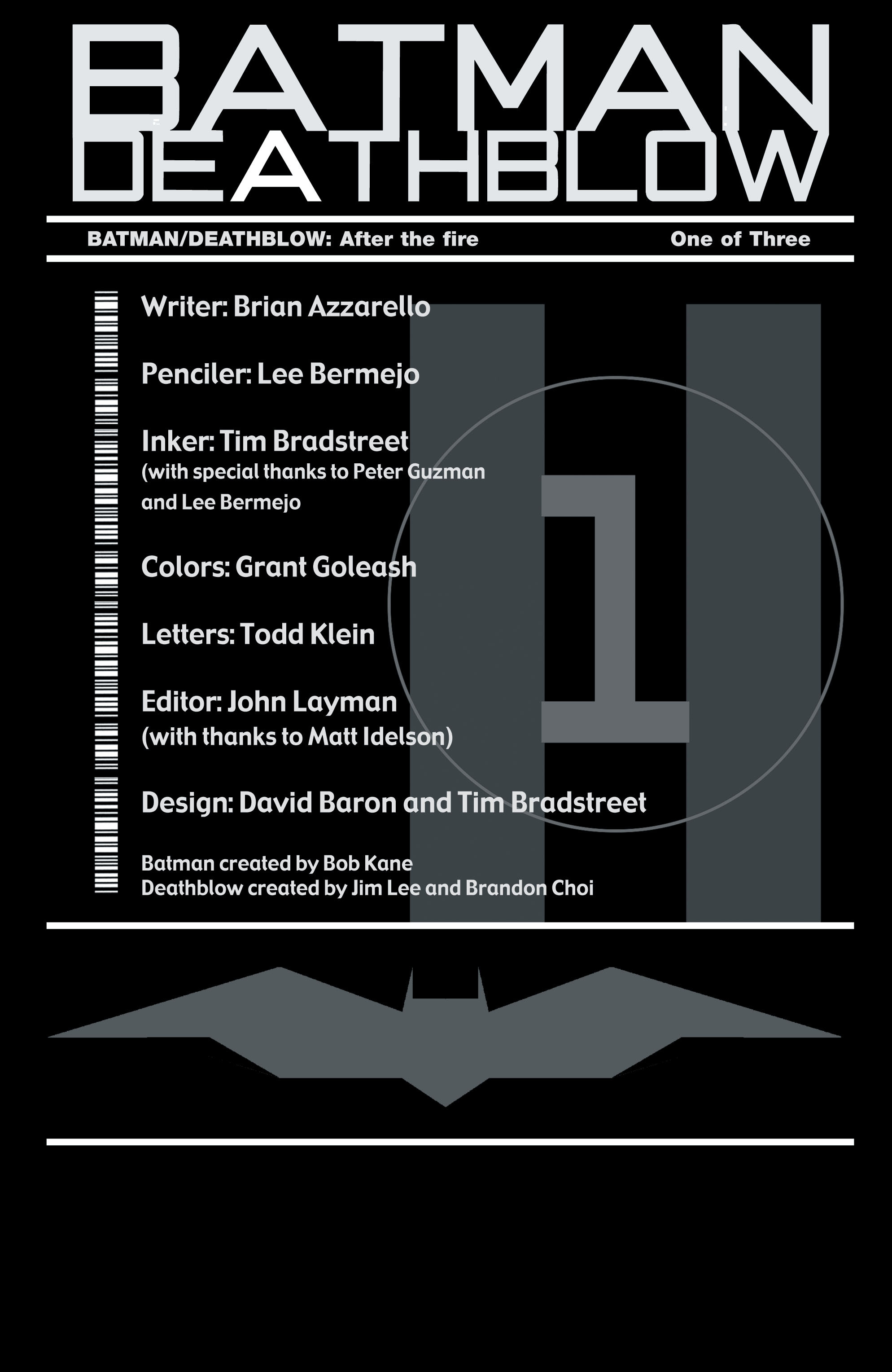 Read online Batman/Deathblow: After The Fire comic -  Issue #1 - 2