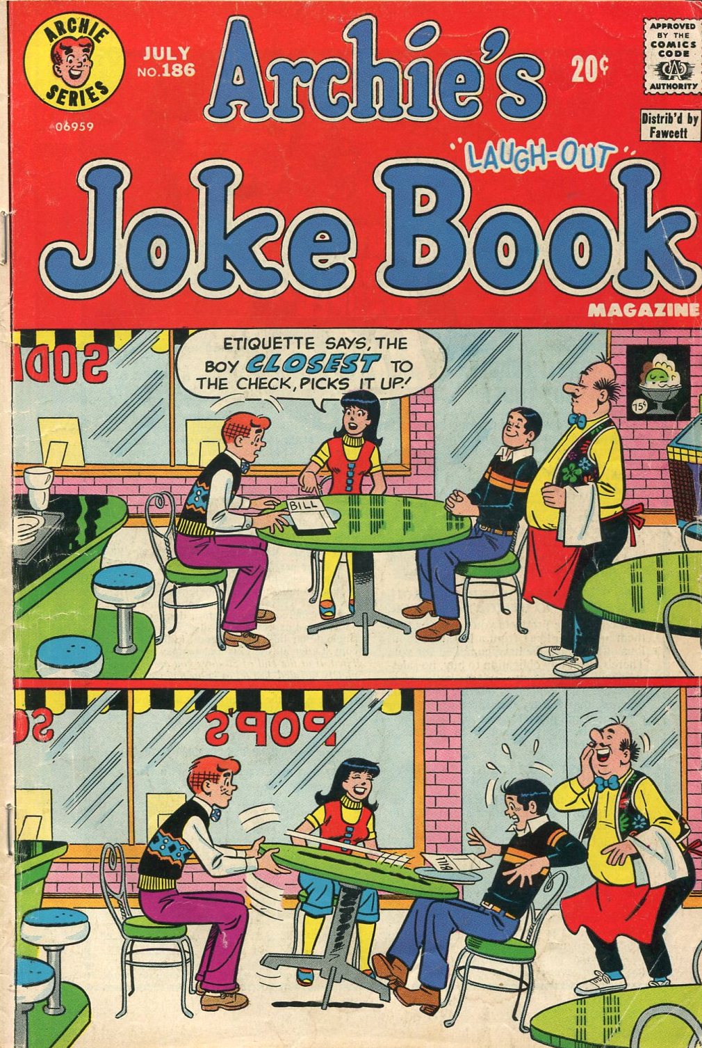 Read online Archie's Joke Book Magazine comic -  Issue #186 - 1