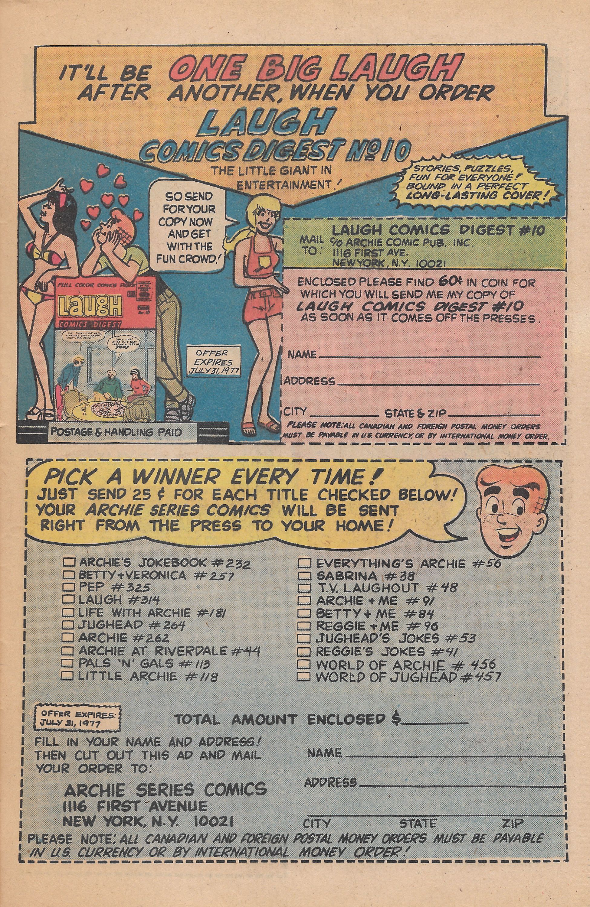 Read online Archie's Joke Book Magazine comic -  Issue #231 - 27