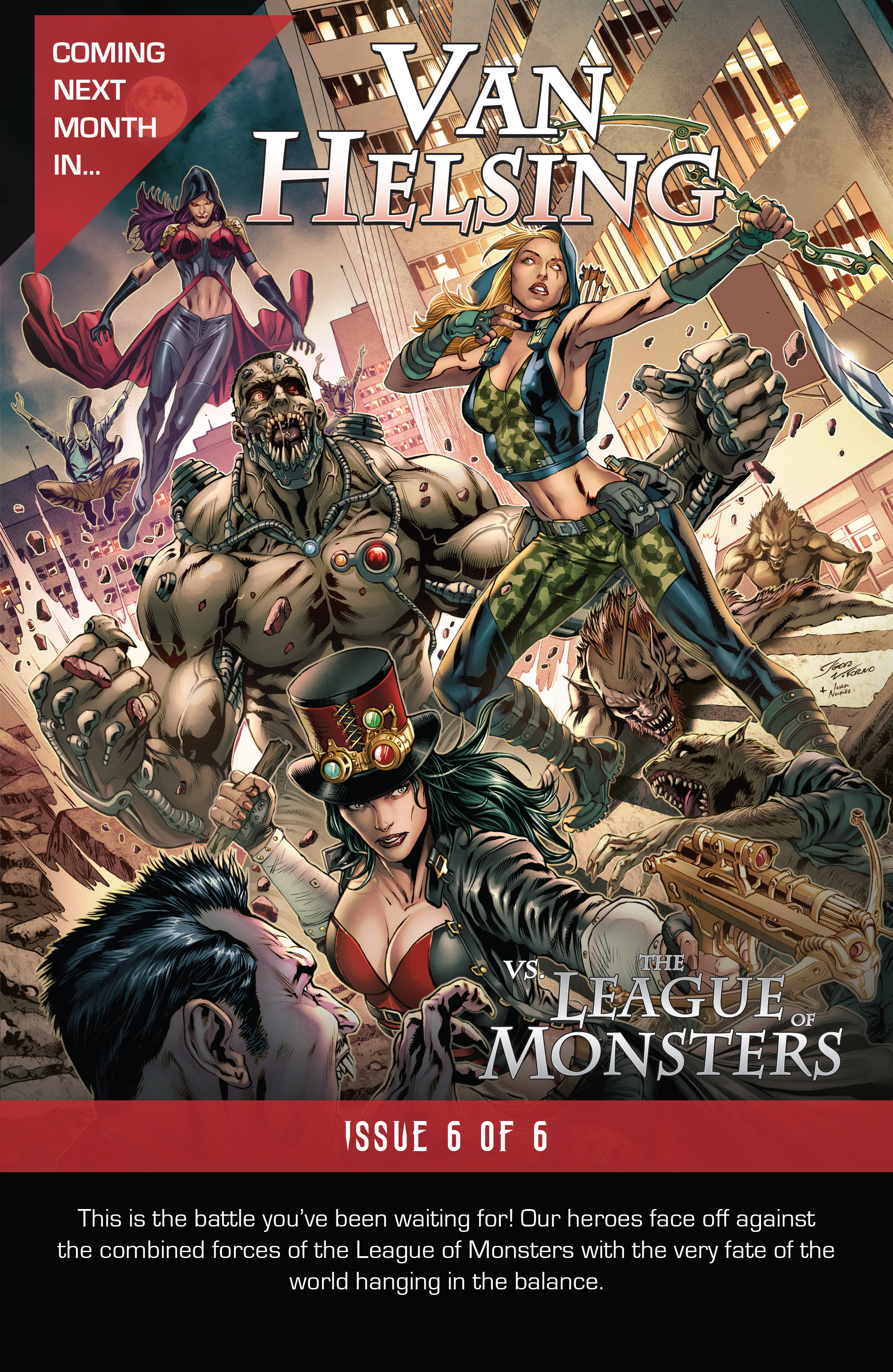 Read online Van Helsing vs The League of Monsters comic -  Issue #5 - 25