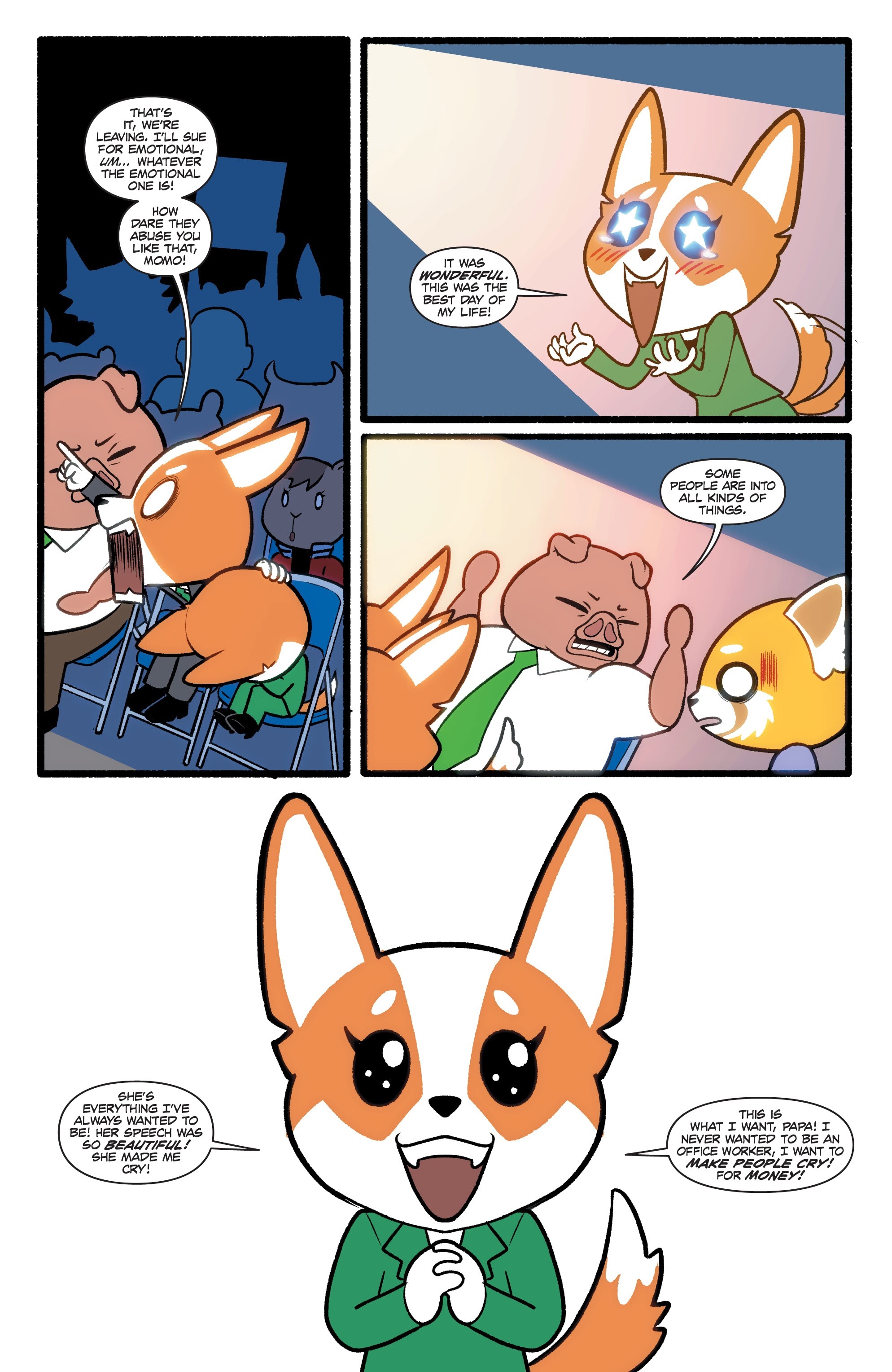 Read online Aggretsuko: Meet Her World comic -  Issue #3 - 22
