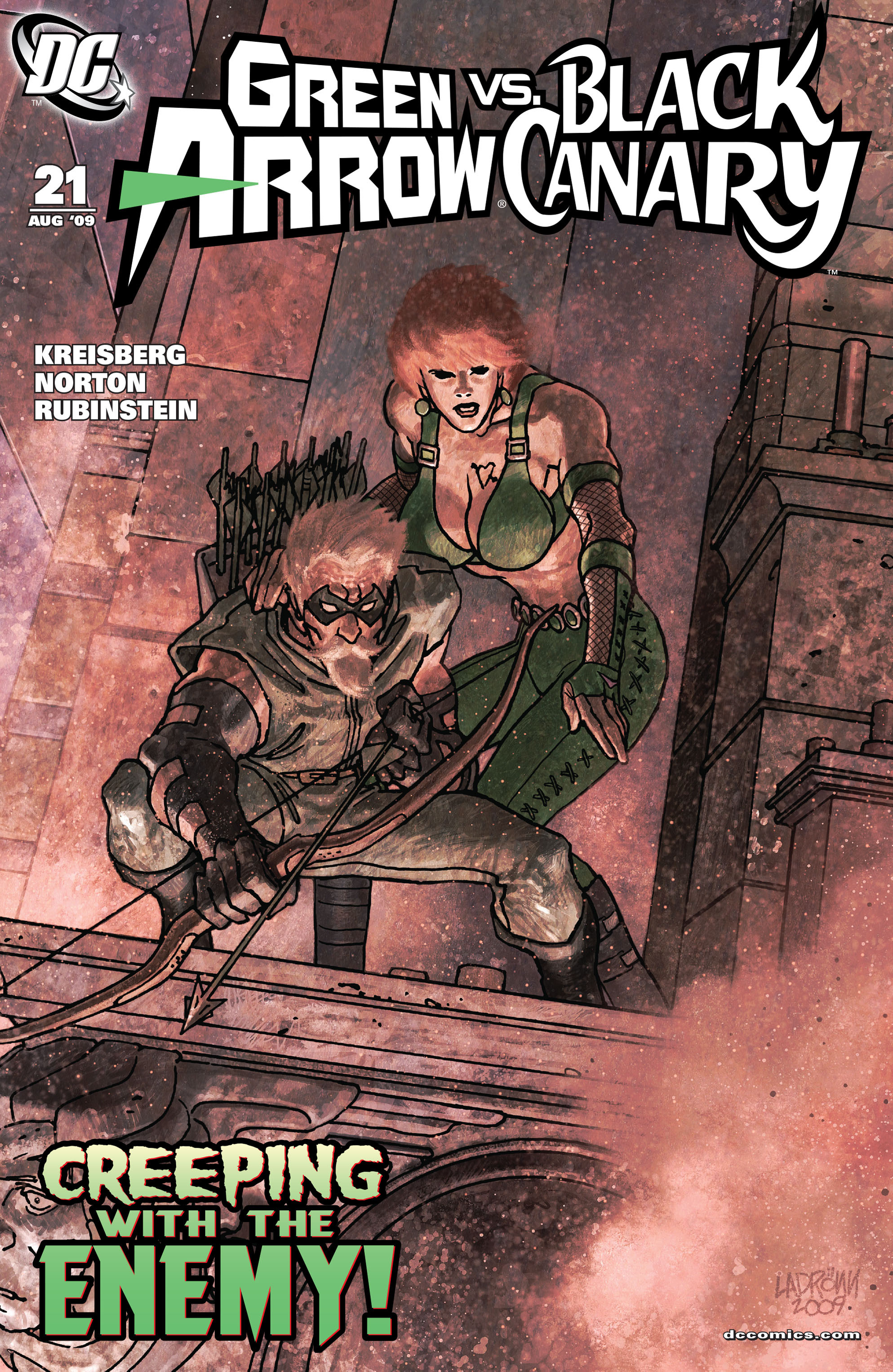 Read online Green Arrow/Black Canary comic -  Issue #21 - 1
