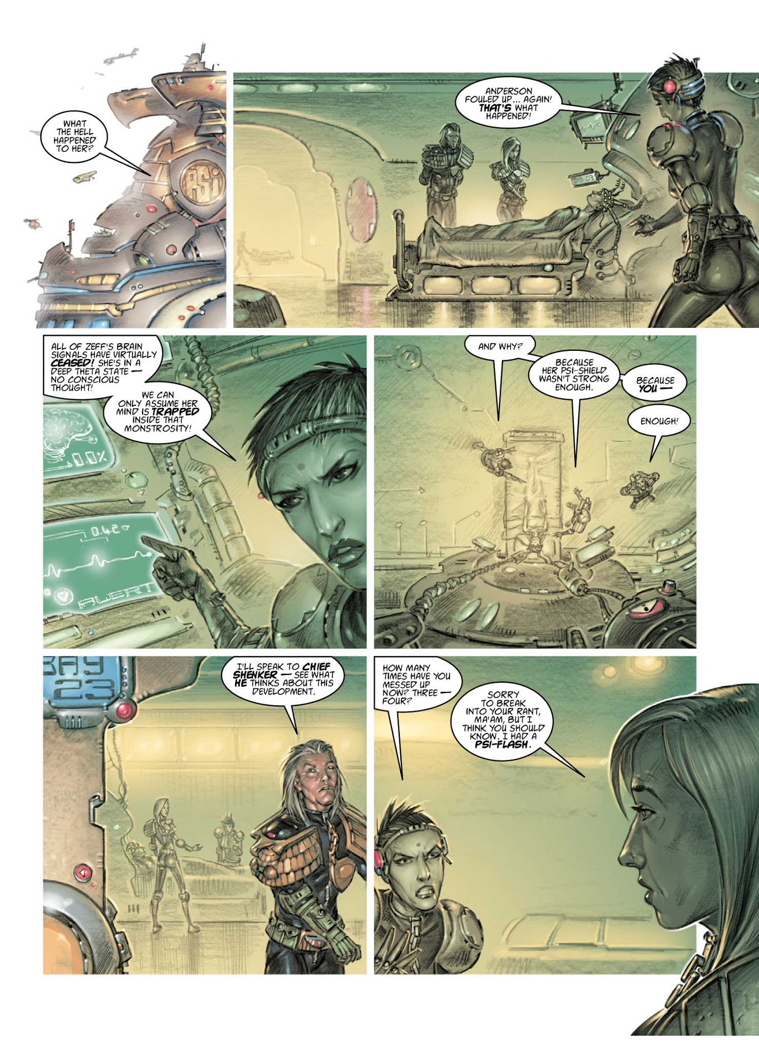 Read online Judge Anderson: The Psi Files comic -  Issue # TPB 5 - 263