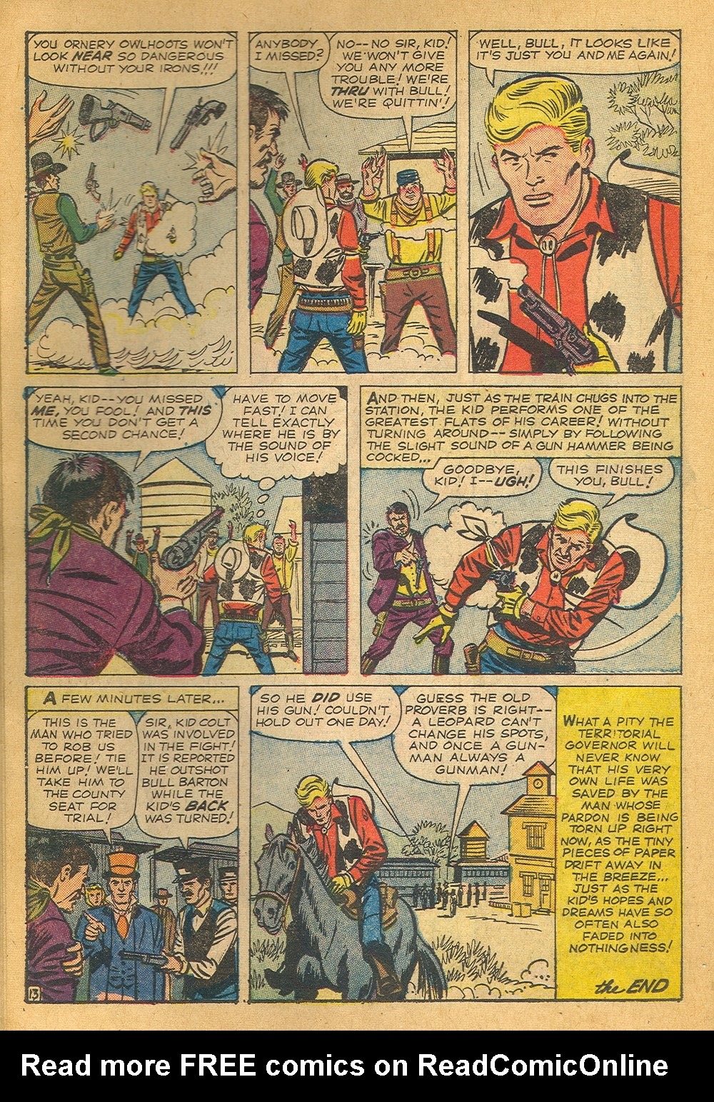 Read online Kid Colt Outlaw comic -  Issue #113 - 18