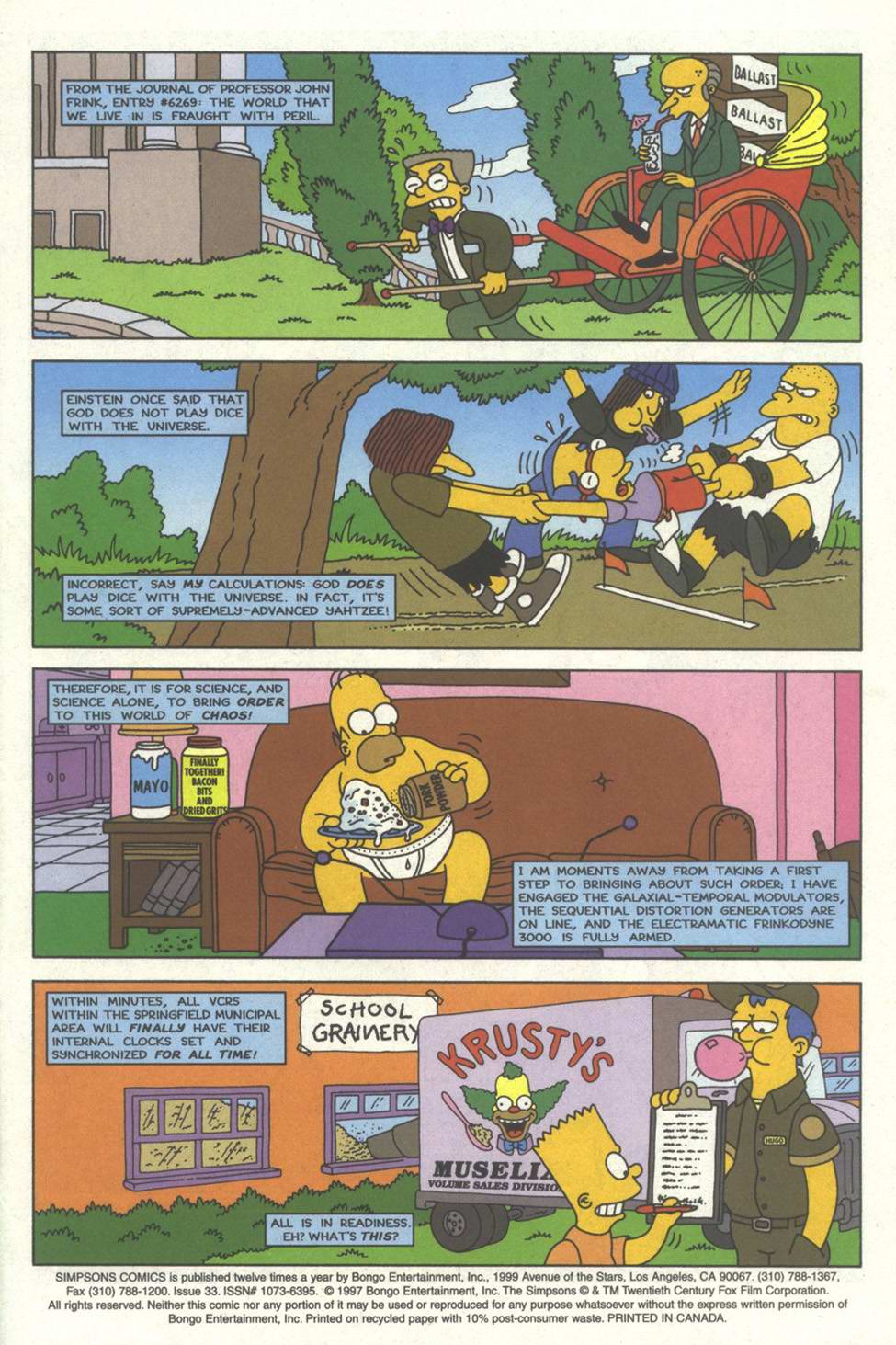 Read online Simpsons Comics comic -  Issue #33 - 2