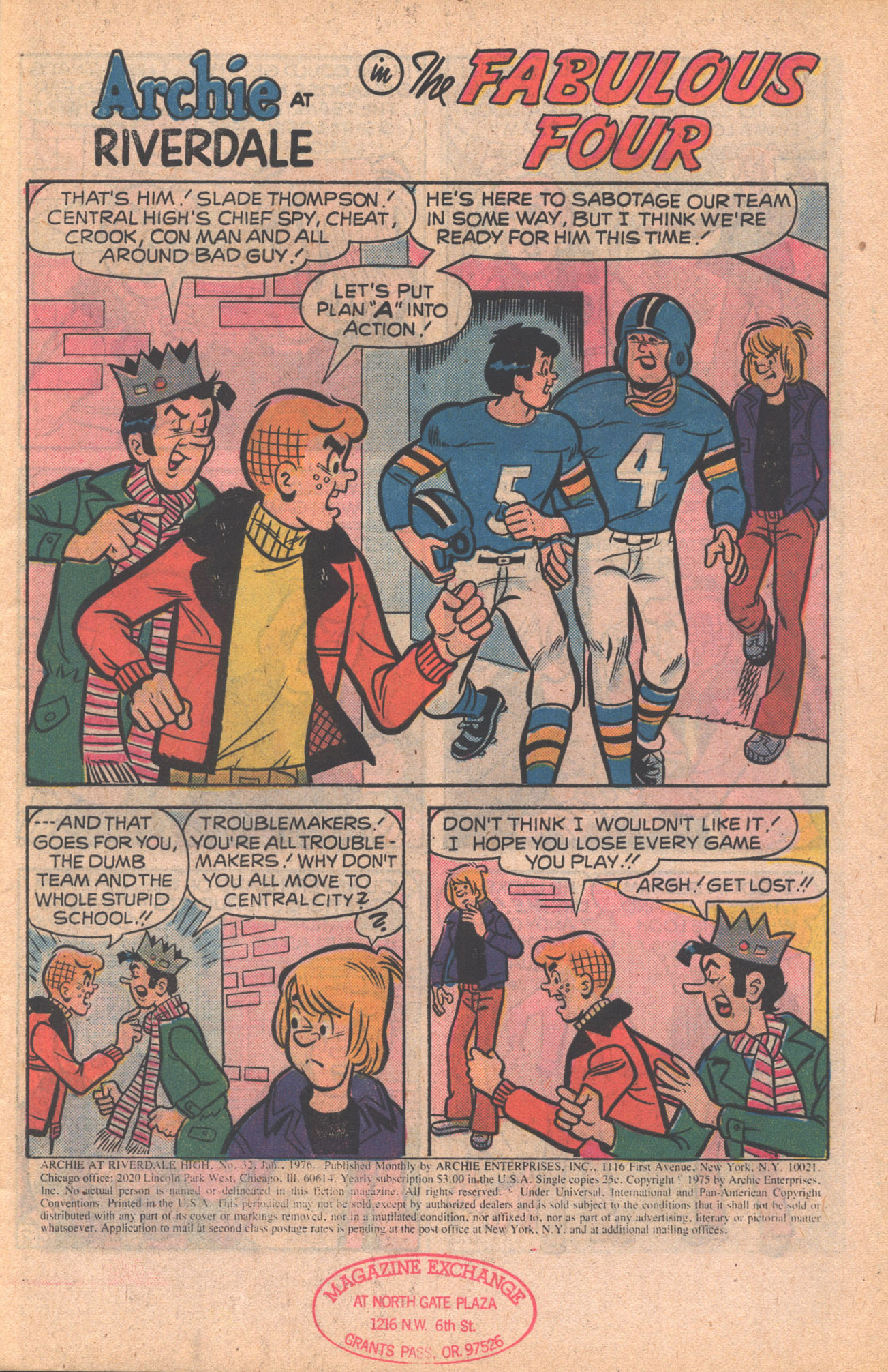 Read online Archie at Riverdale High (1972) comic -  Issue #32 - 3