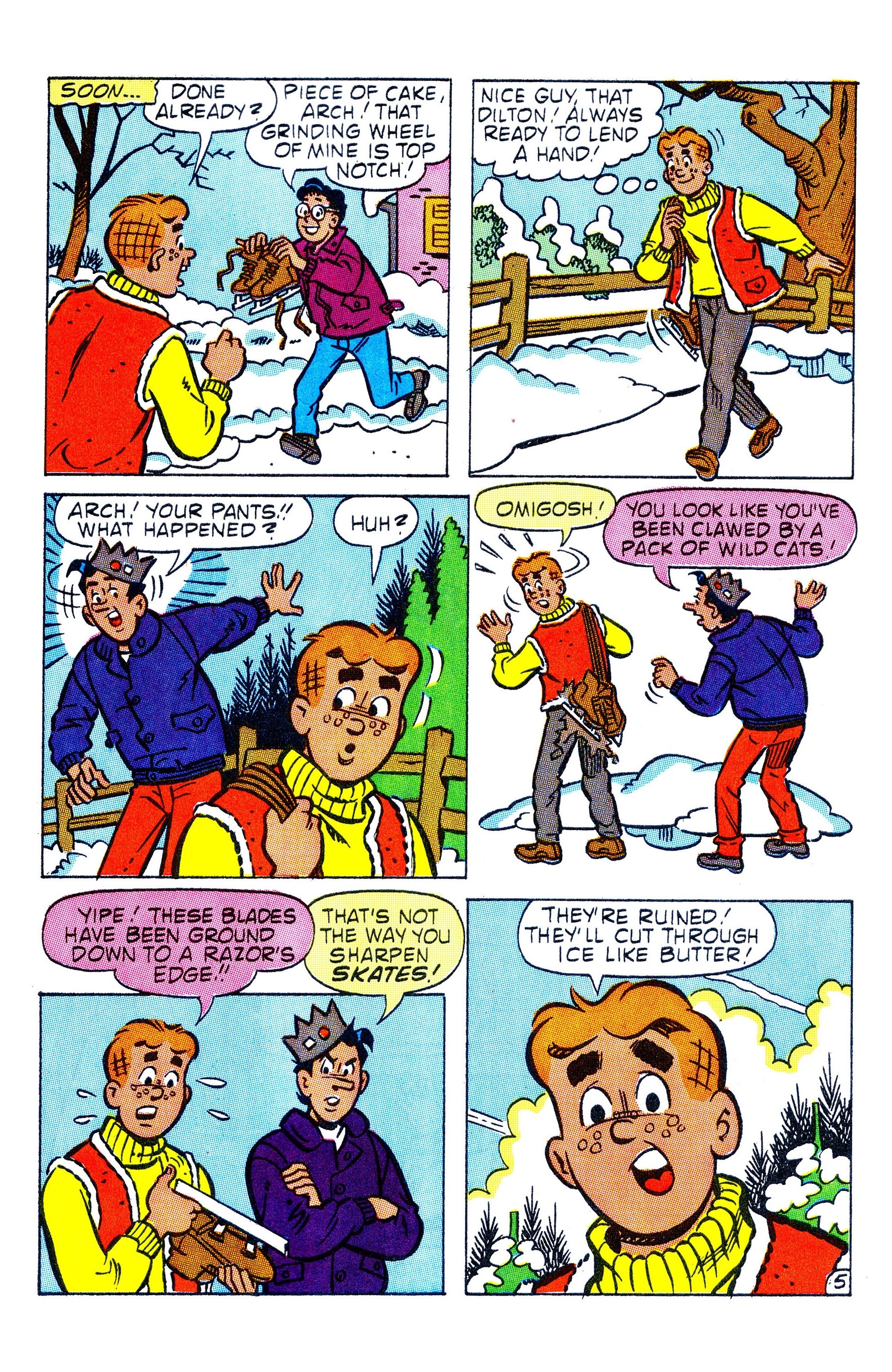 Read online Archie (1960) comic -  Issue #376 - 6