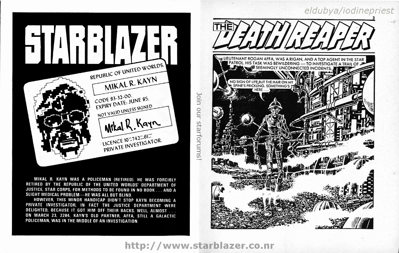 Read online Starblazer comic -  Issue #127 - 3