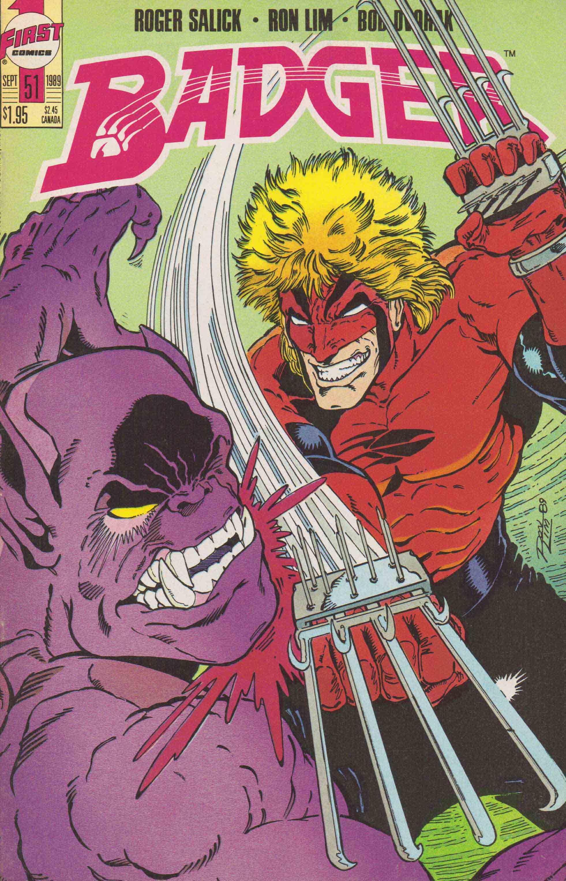 Read online The Badger comic -  Issue #51 - 1