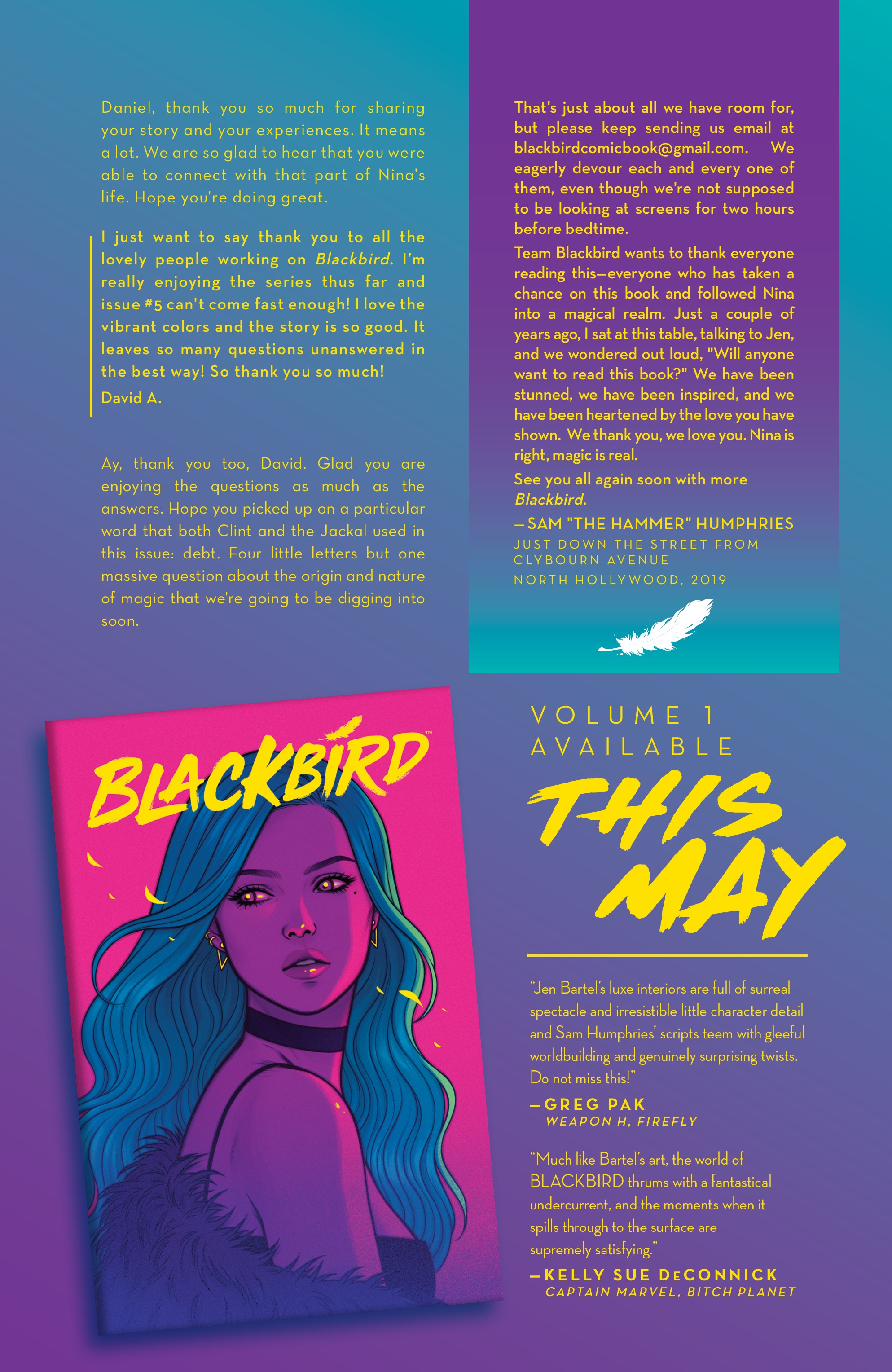 Read online Blackbird comic -  Issue #6 - 27