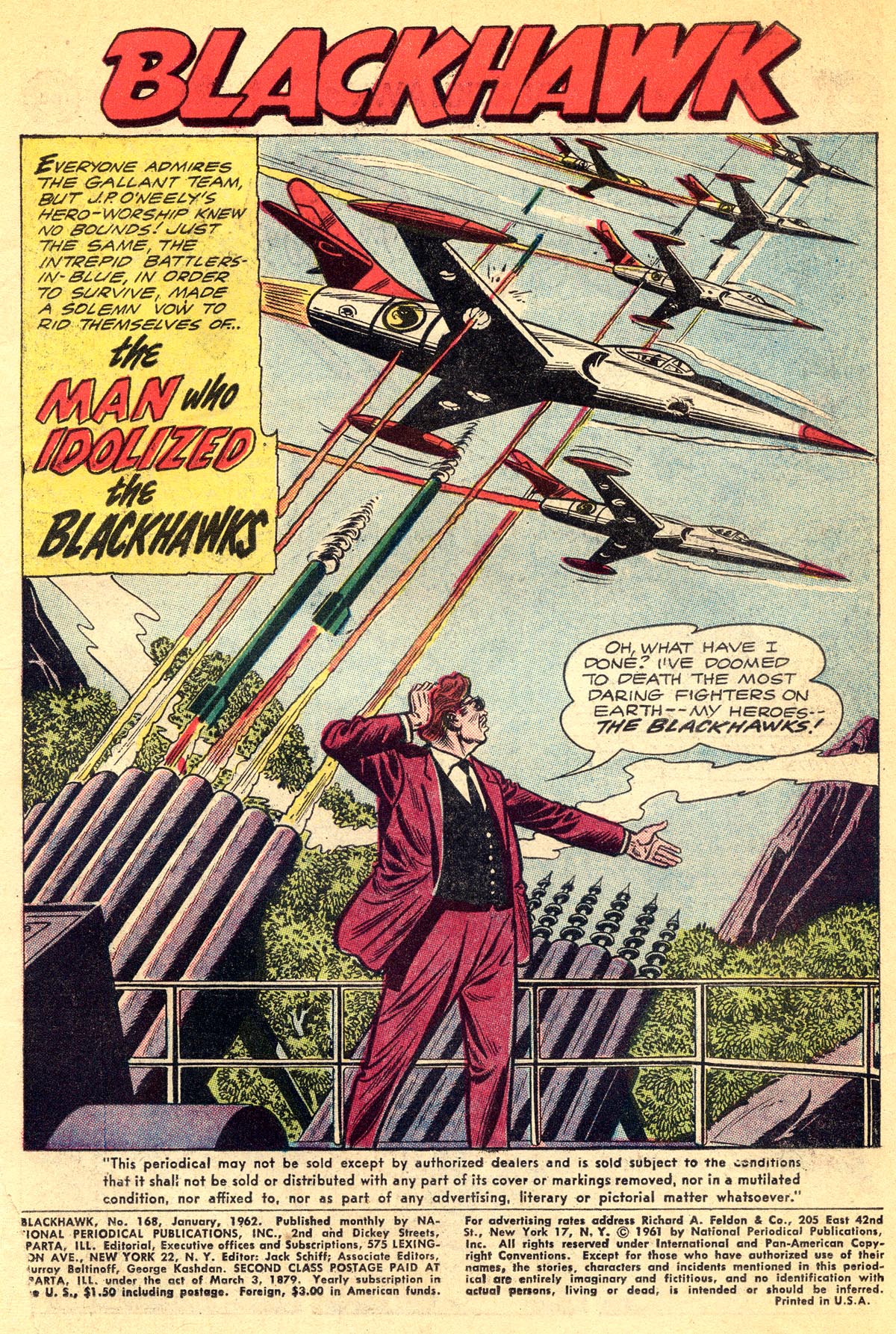 Read online Blackhawk (1957) comic -  Issue #168 - 3