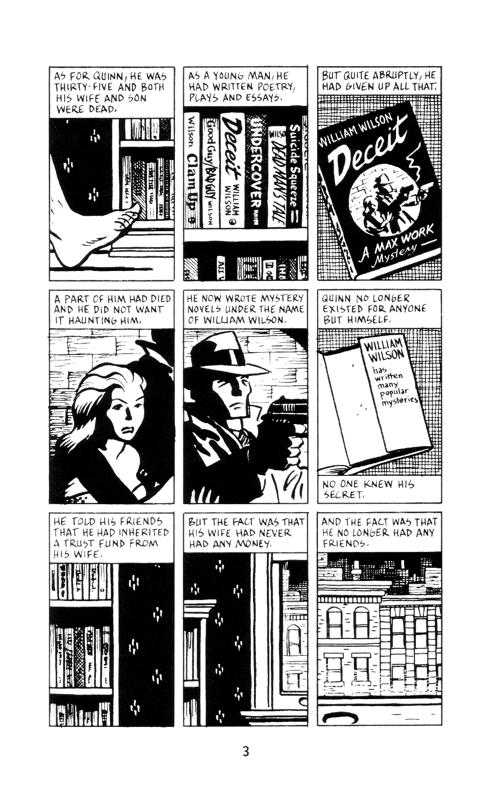 Read online Neon Lit: Paul Auster's City of Glass comic -  Issue # TPB (Part 1) - 9