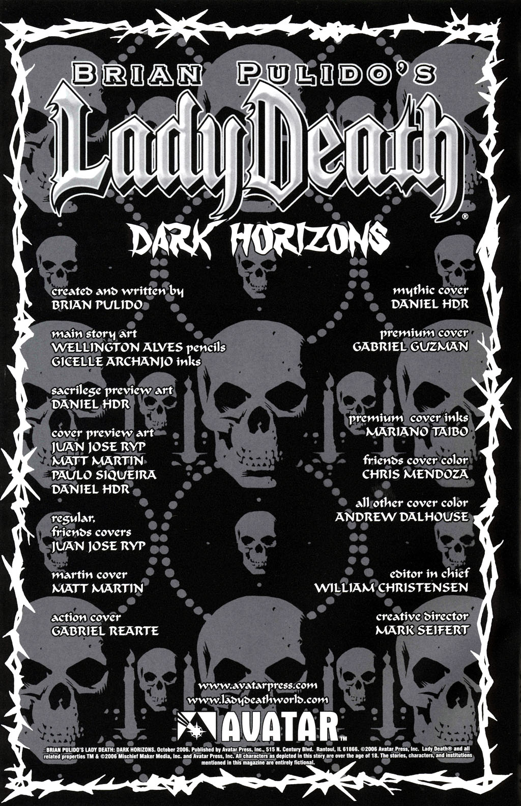 Read online Brian Pulido's Lady Death: Dark Horizons comic -  Issue # Full - 15