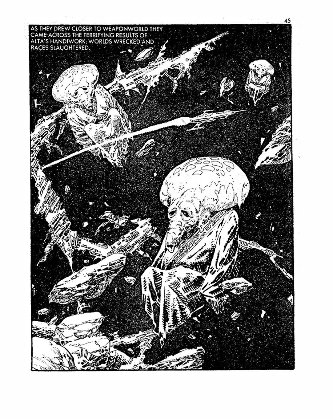 Read online Starblazer comic -  Issue #45 - 45