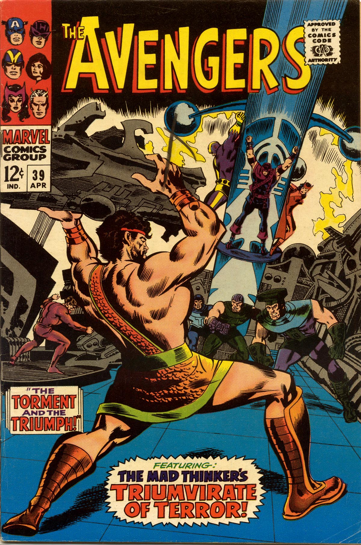 Read online The Avengers (1963) comic -  Issue #39 - 1