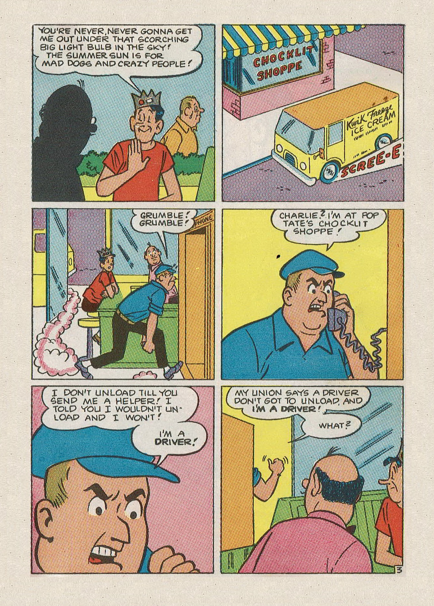 Read online Jughead Jones Comics Digest comic -  Issue #70 - 127