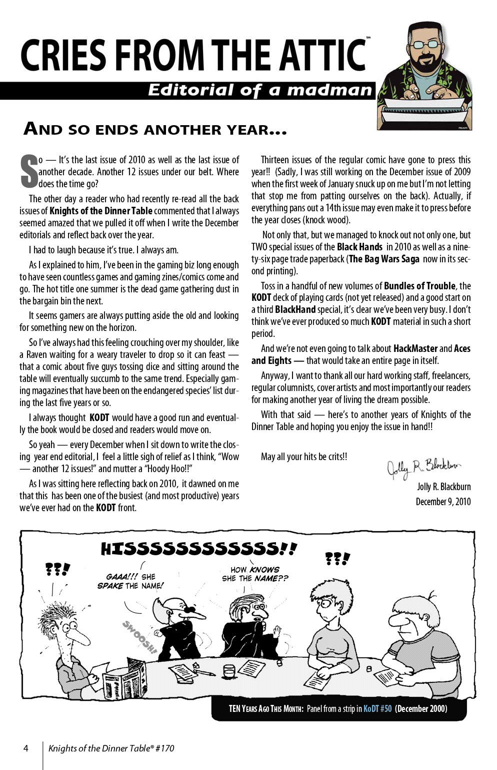 Read online Knights of the Dinner Table comic -  Issue #170 - 6