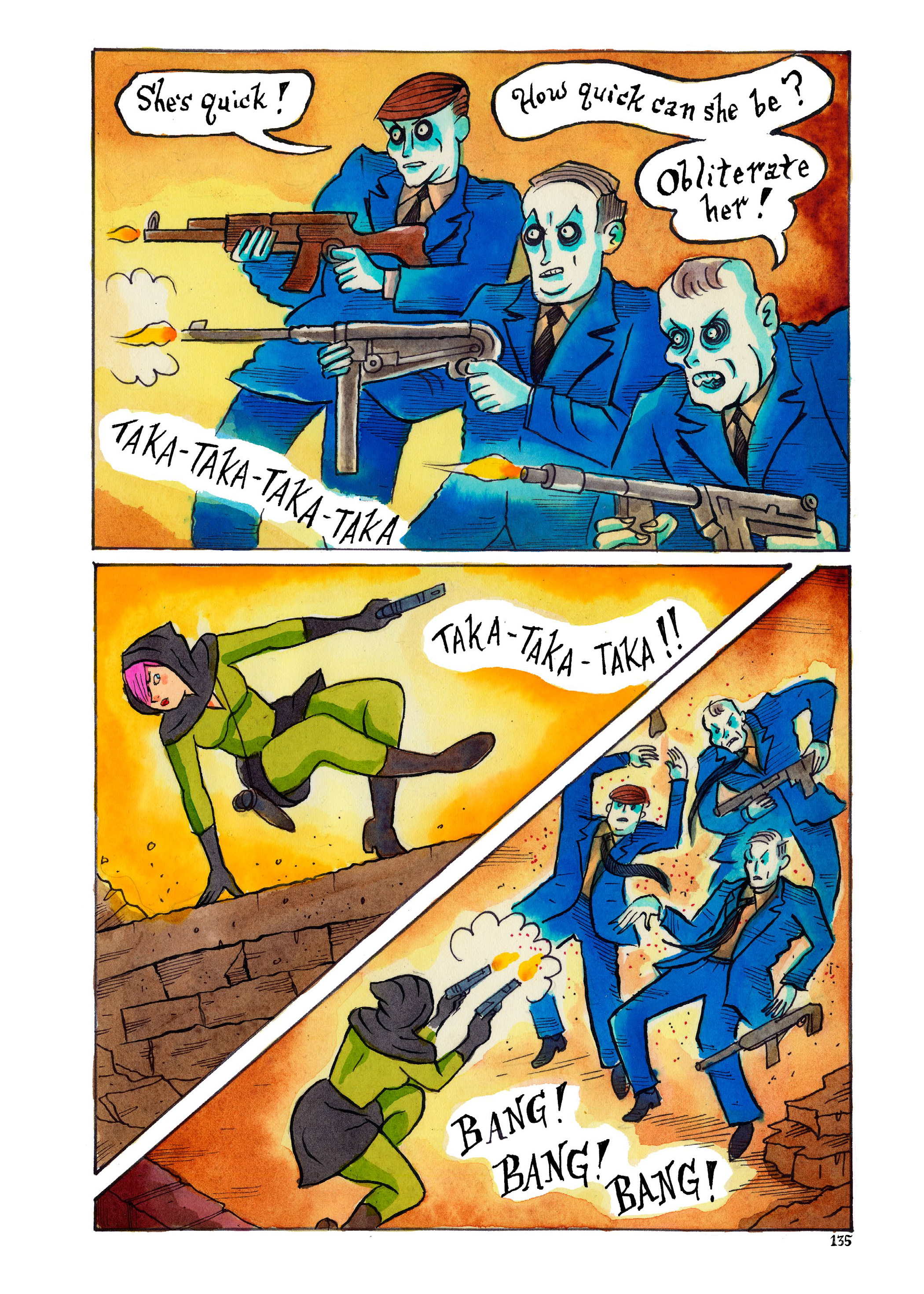 Read online Violenzia and Other Deadly Amusements comic -  Issue # TPB - 136