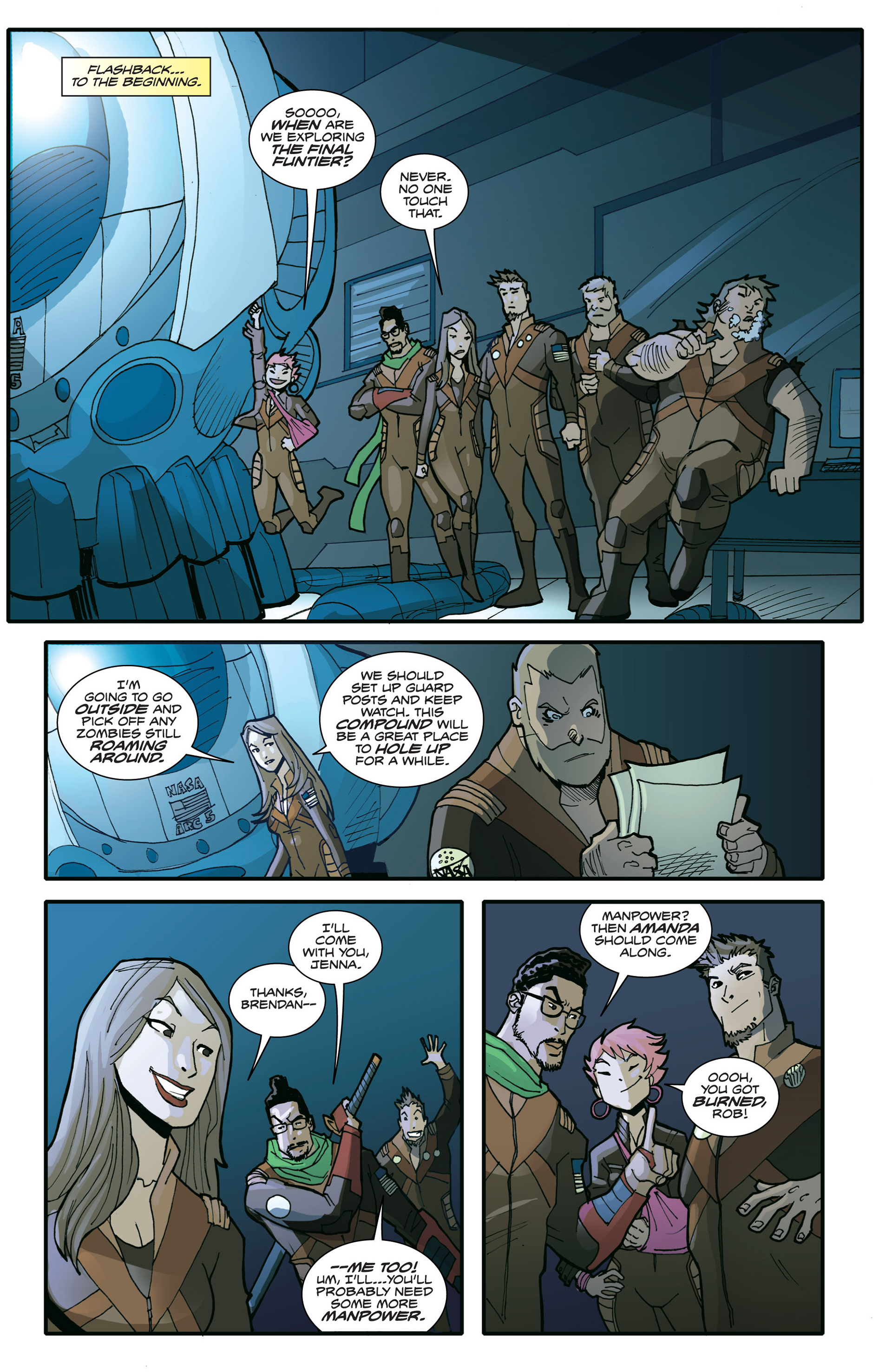 Read online Fanboys vs. Zombies comic -  Issue #13 - 18