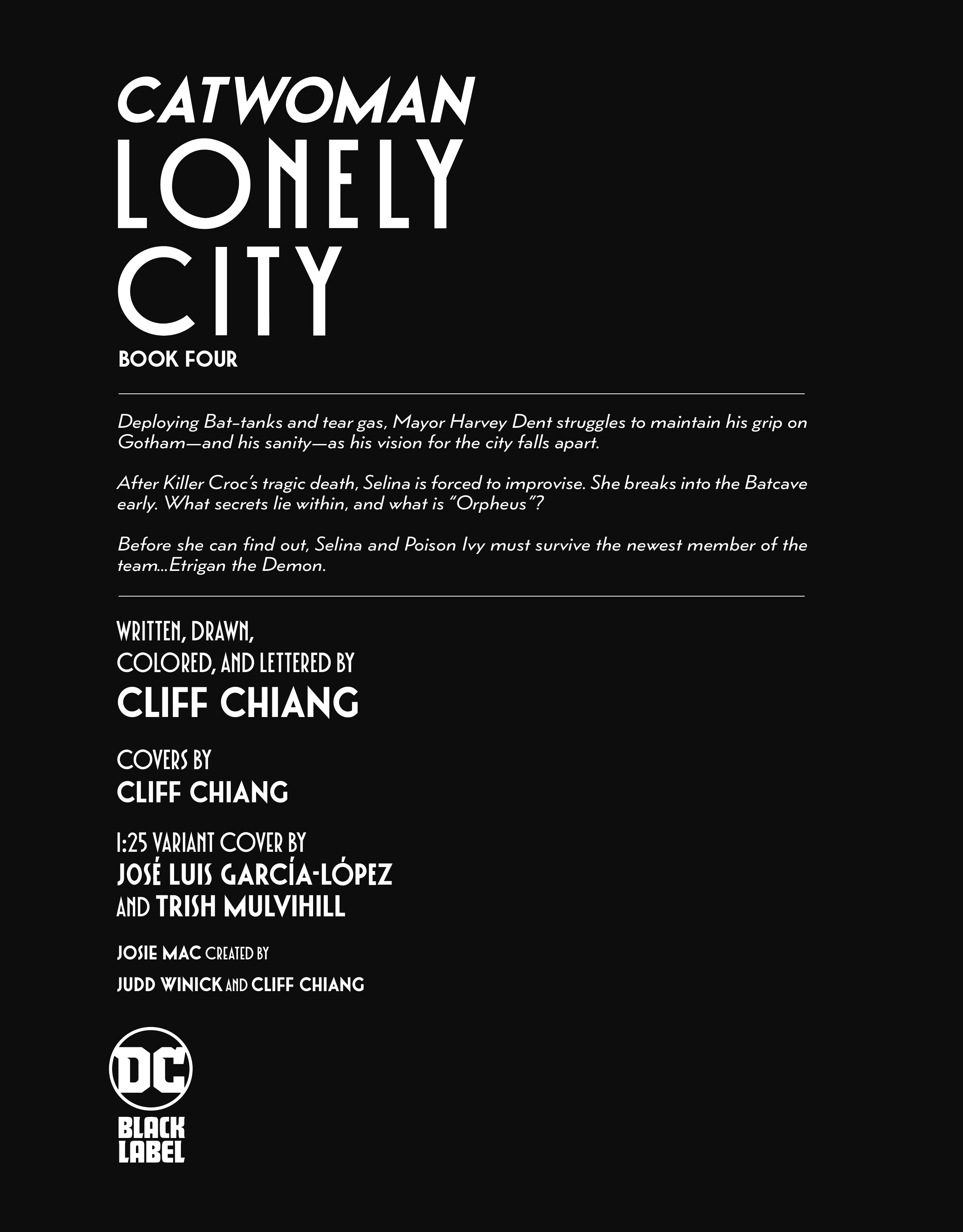 Read online Catwoman: Lonely City comic -  Issue #4 - 2