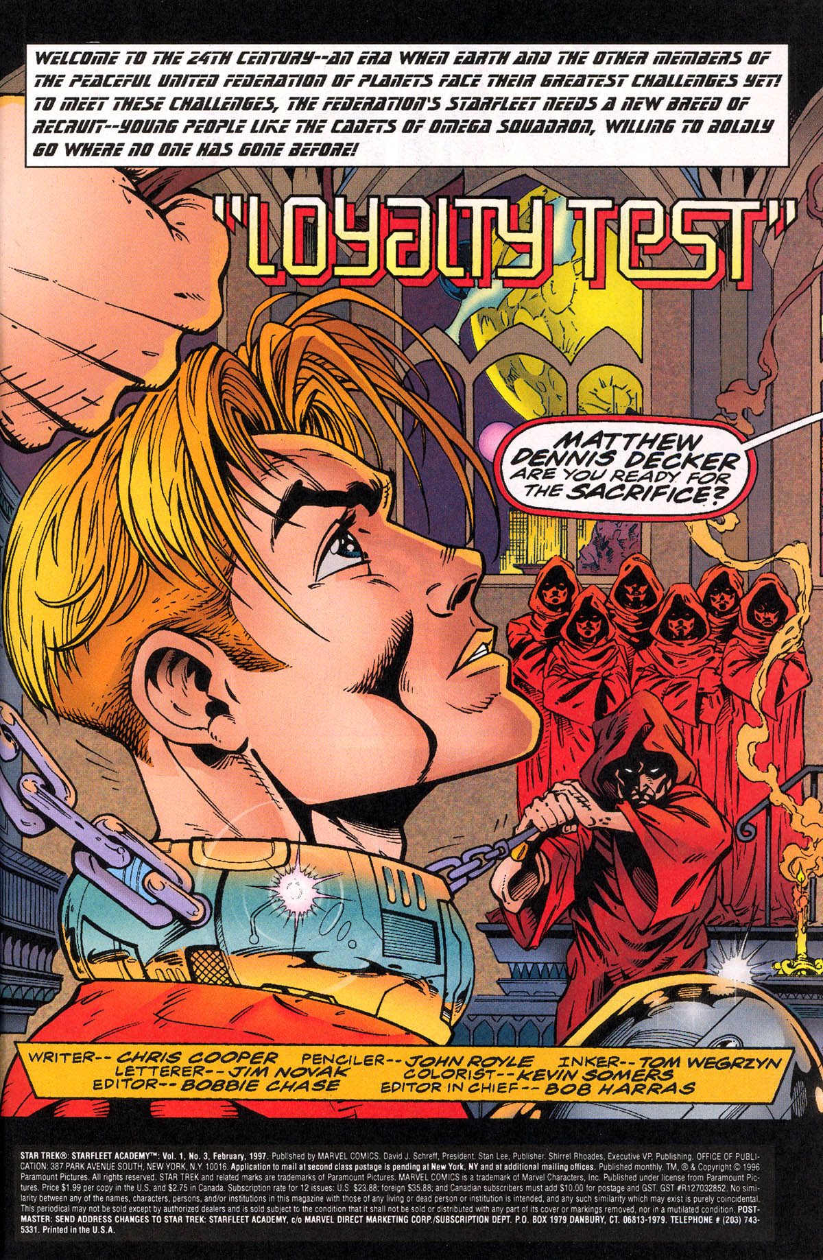 Read online Star Trek: Starfleet Academy (1996) comic -  Issue #3 - 3