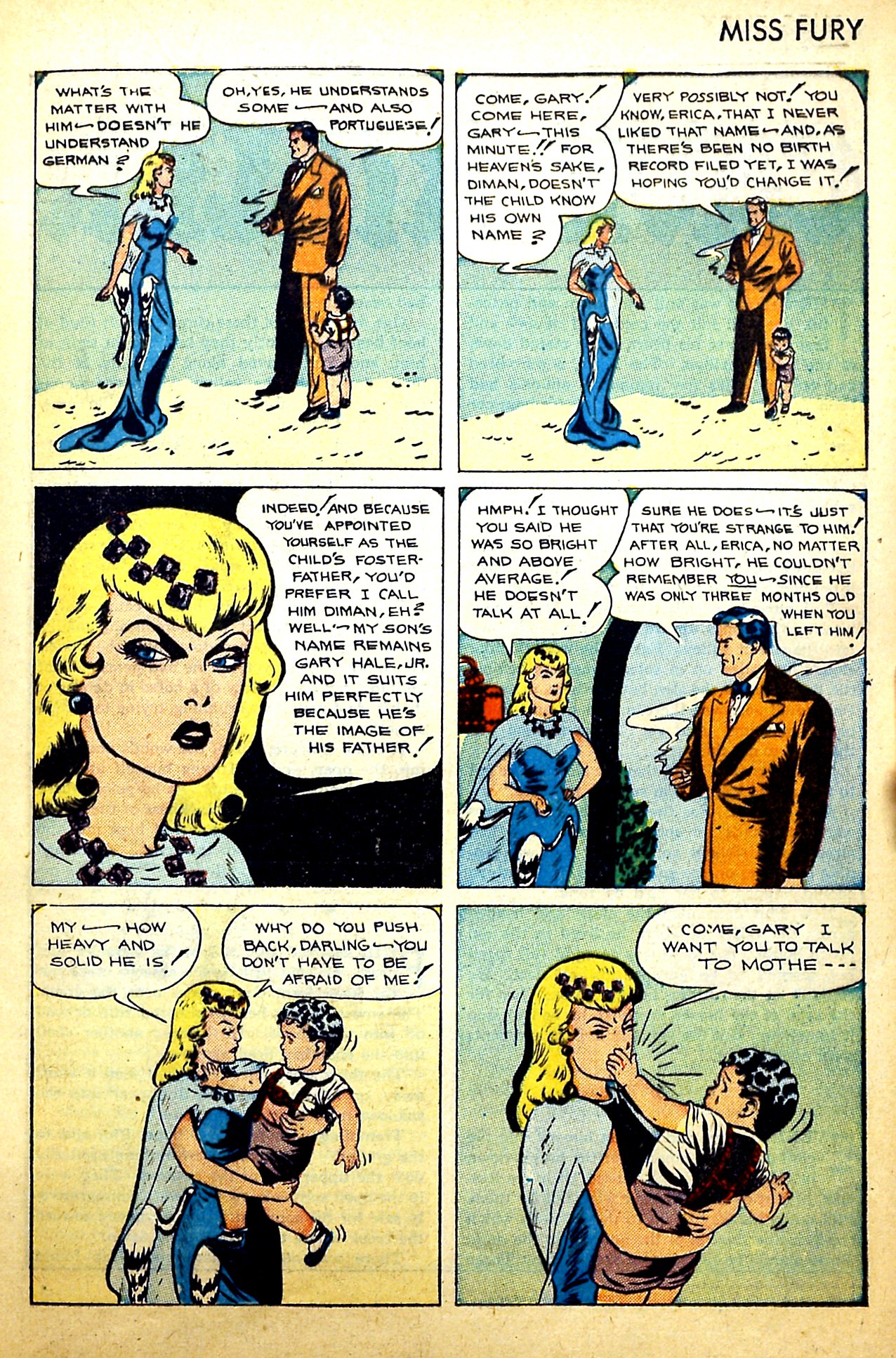 Read online Miss Fury (1942) comic -  Issue #8 - 18
