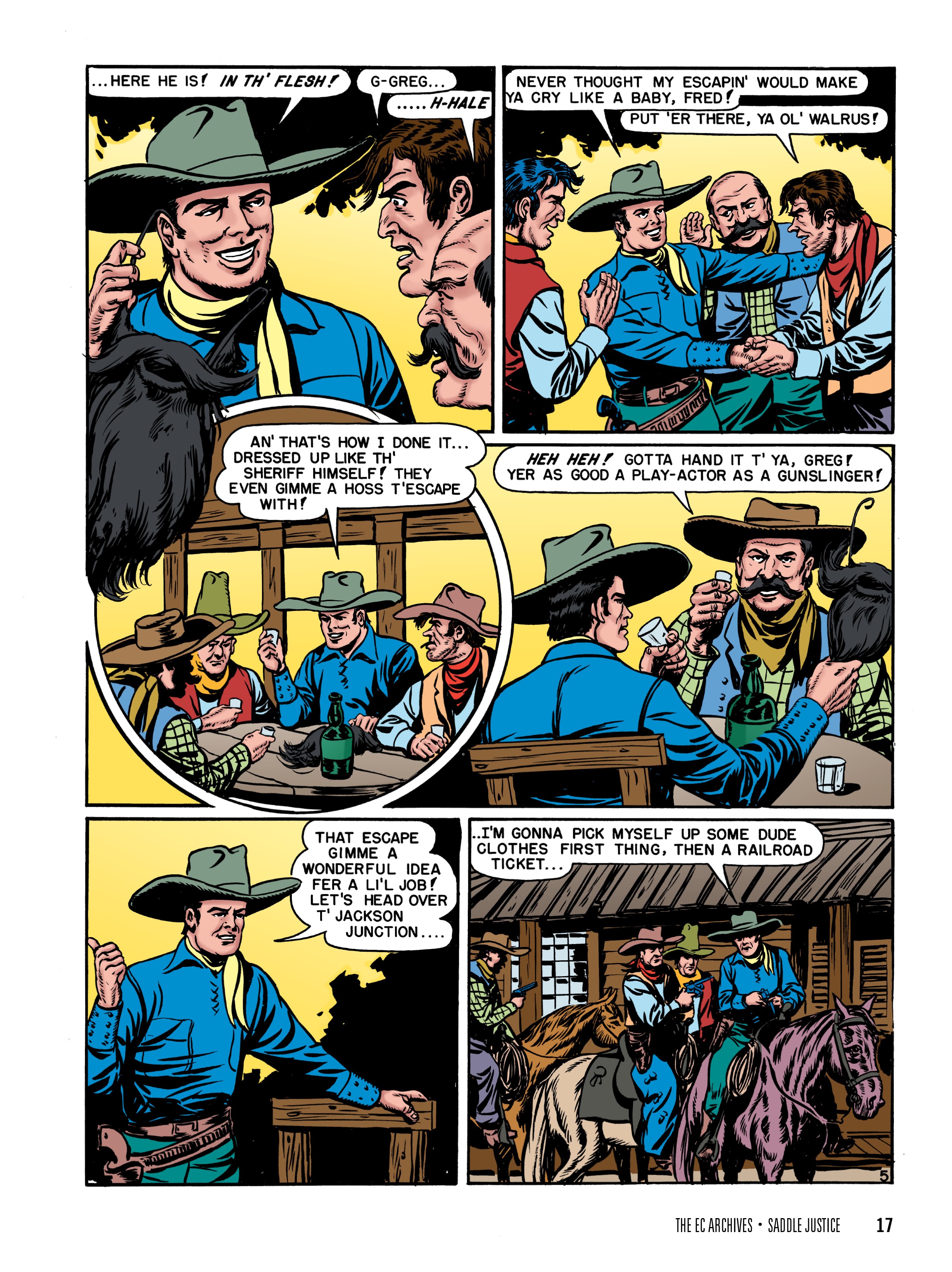 Read online The EC Archives: Saddle Justice comic -  Issue # TPB (Part 1) - 19