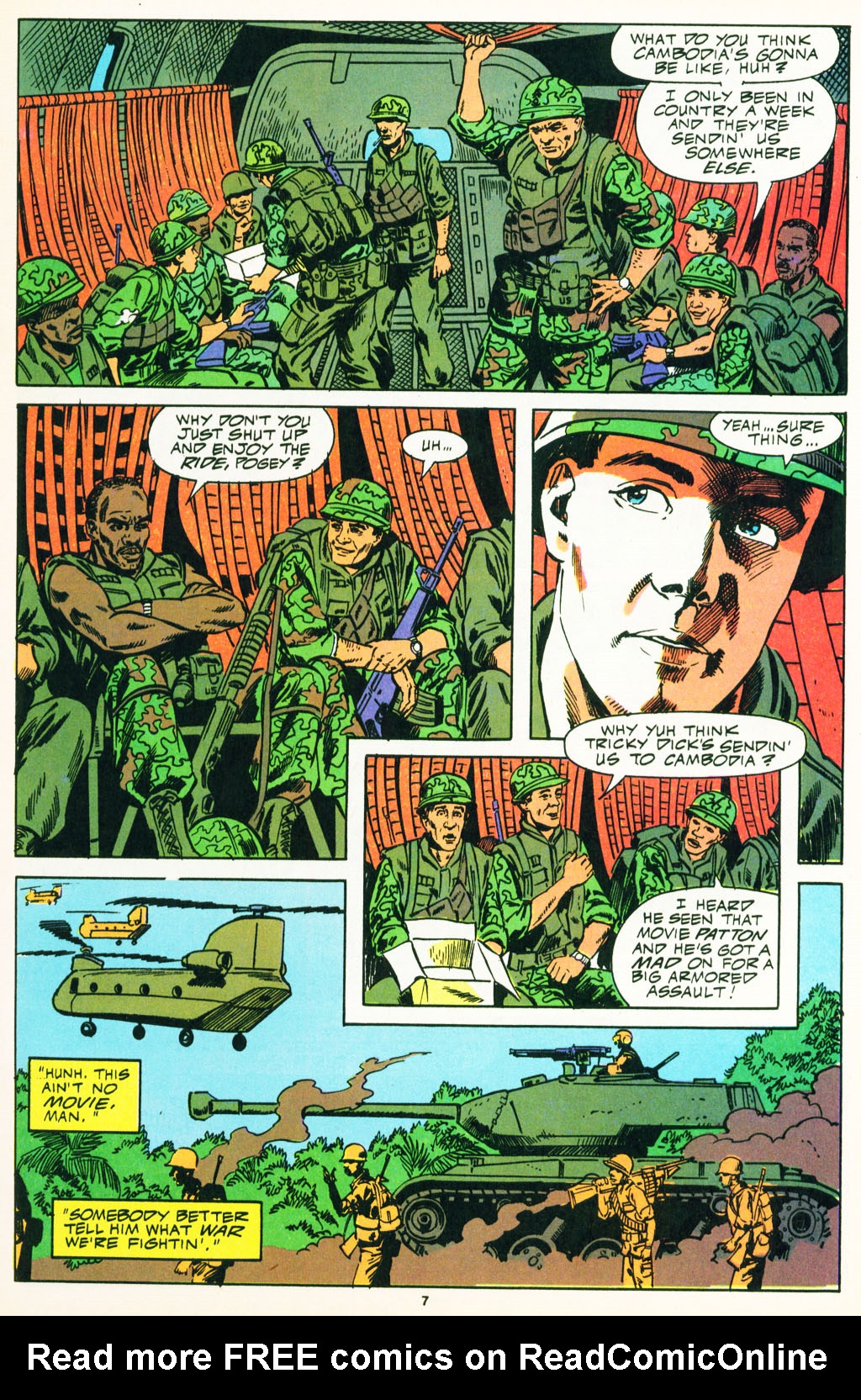 Read online The 'Nam comic -  Issue #46 - 6
