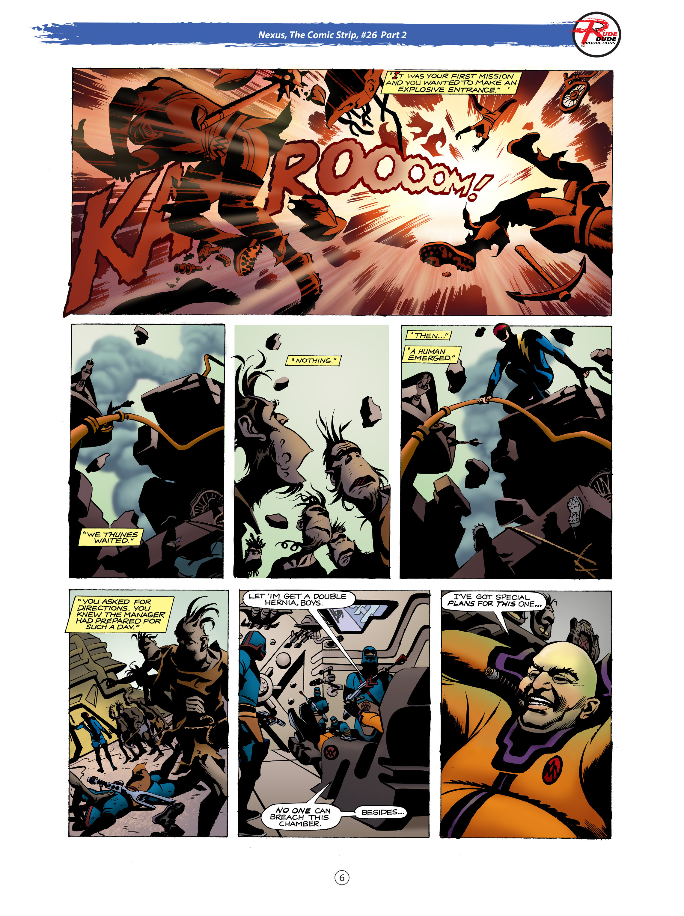 Read online Nexus: The Comic Strip comic -  Issue #6 - 6