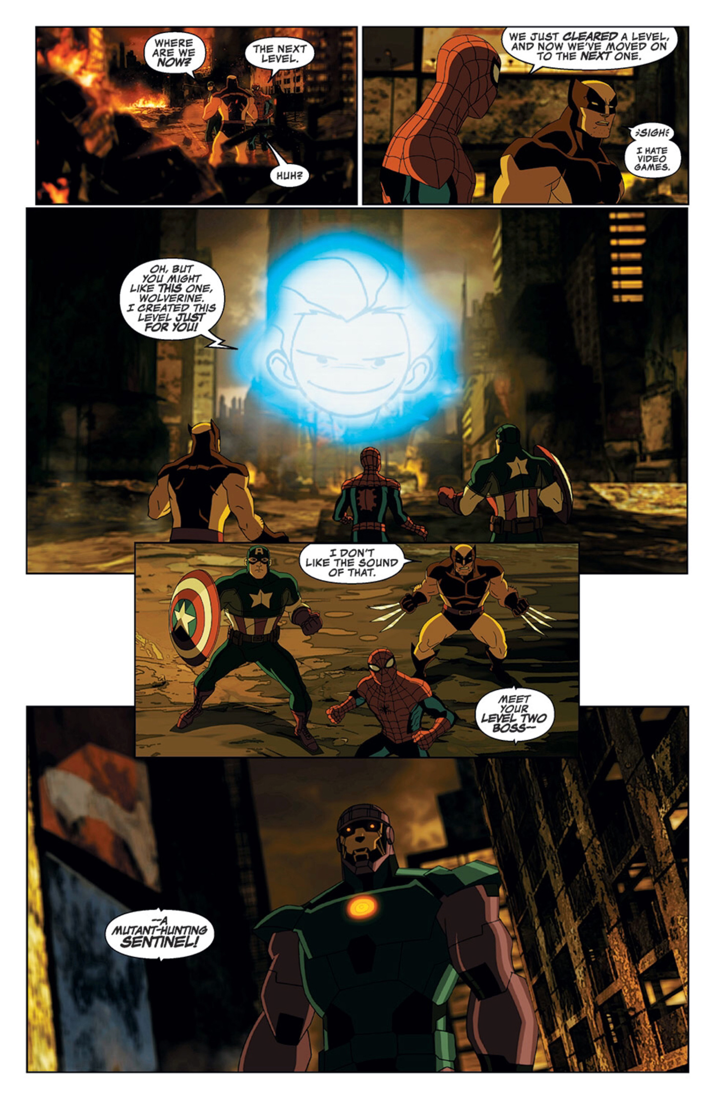 Read online Marvel Universe Ultimate Spider-Man: Web Warriors comic -  Issue #9 - 16