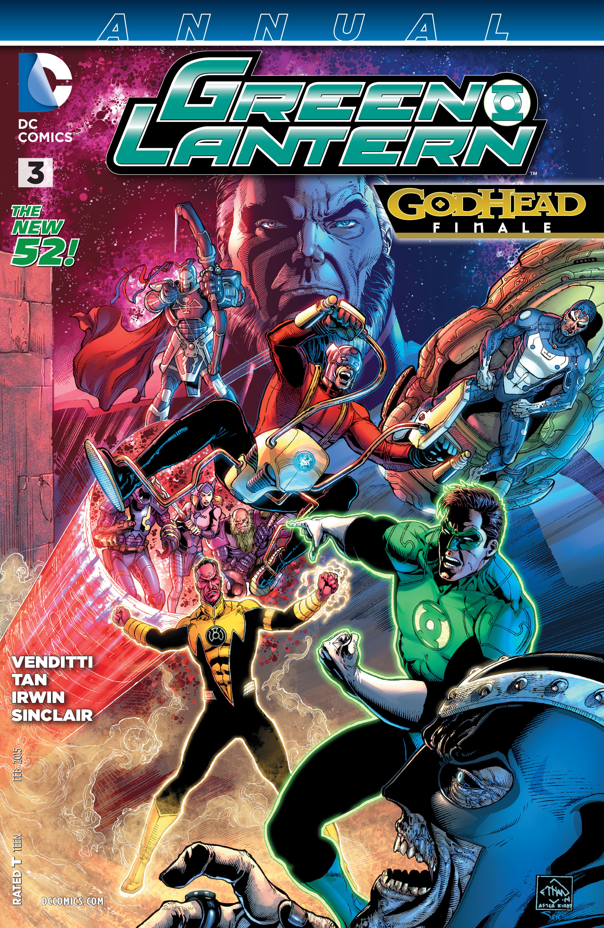 Read online Green Lantern/New Gods: Godhead comic -  Issue #17 - 1