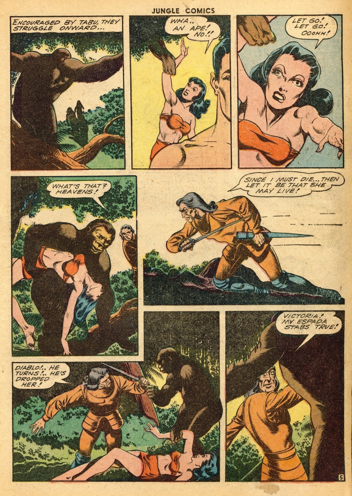 Read online Jungle Comics comic -  Issue #51 - 25