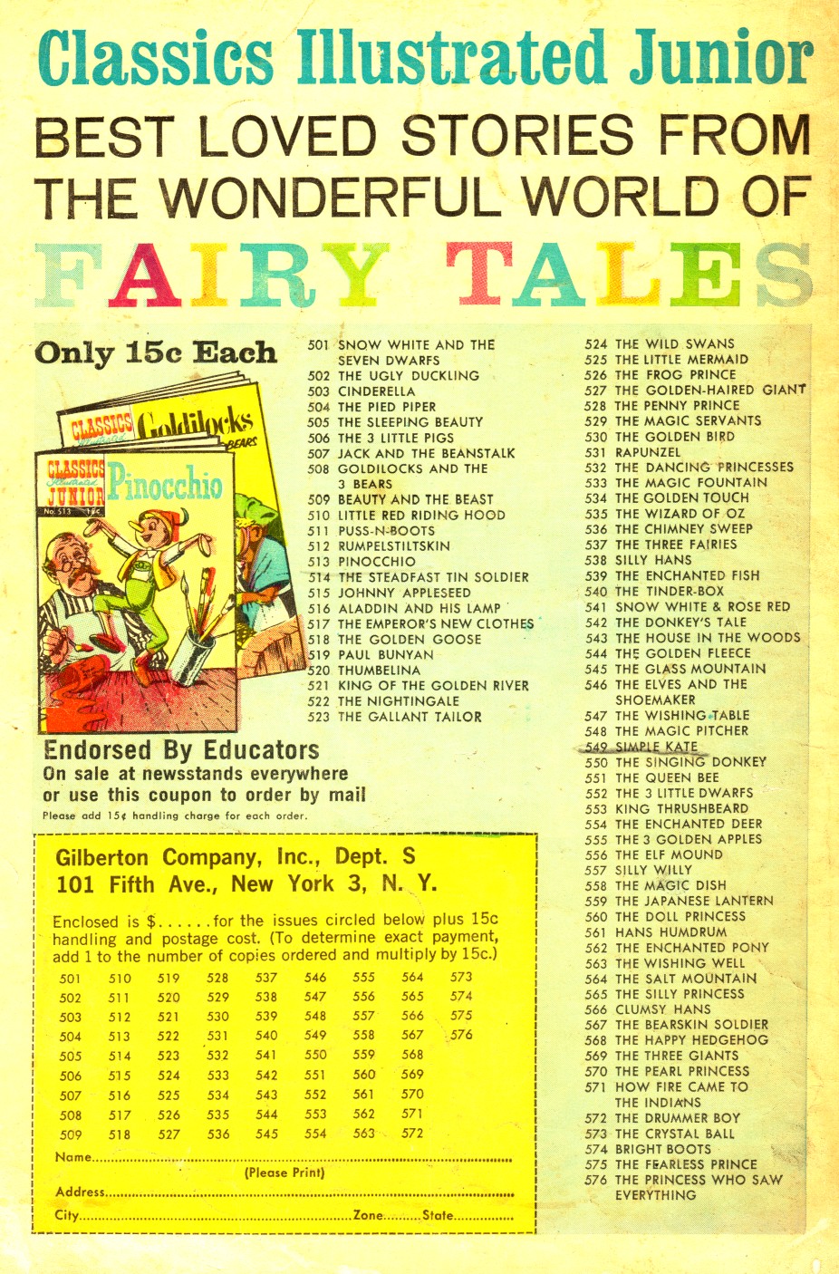 Read online Classics Illustrated Junior comic -  Issue #549 - 36