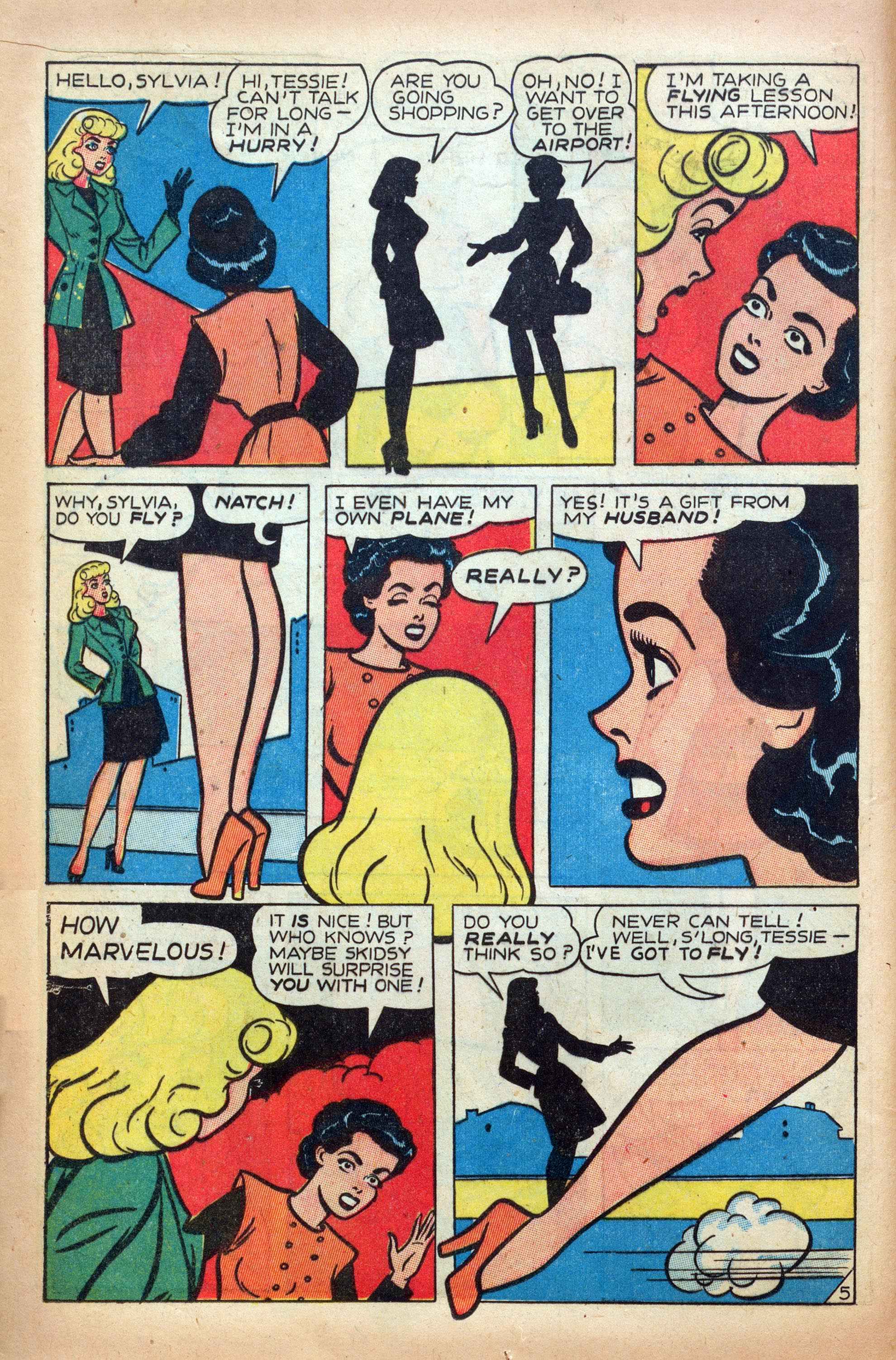 Read online Tessie the Typist comic -  Issue #15 - 16