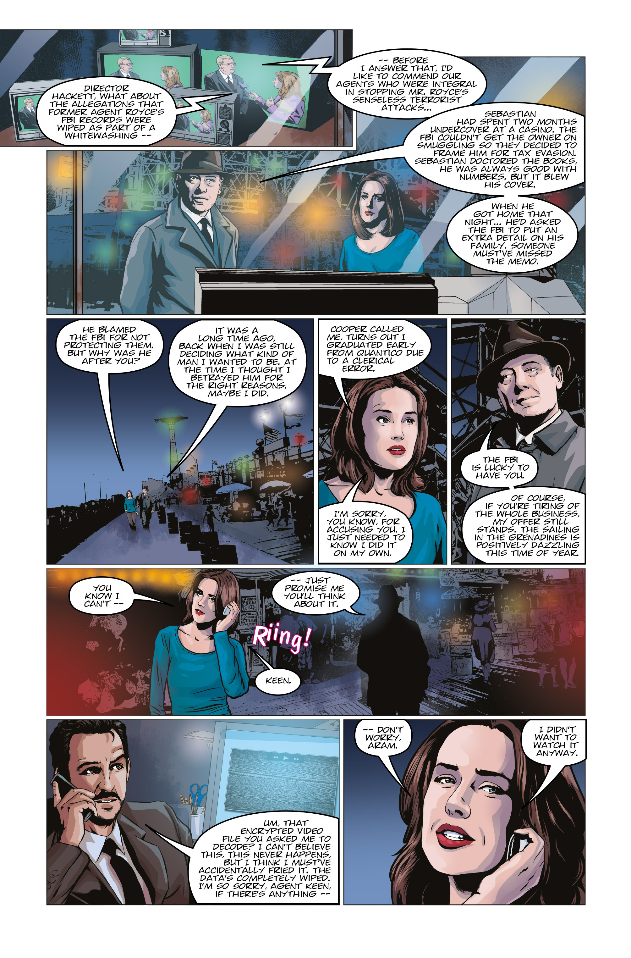Read online The Blacklist comic -  Issue #5 - 22