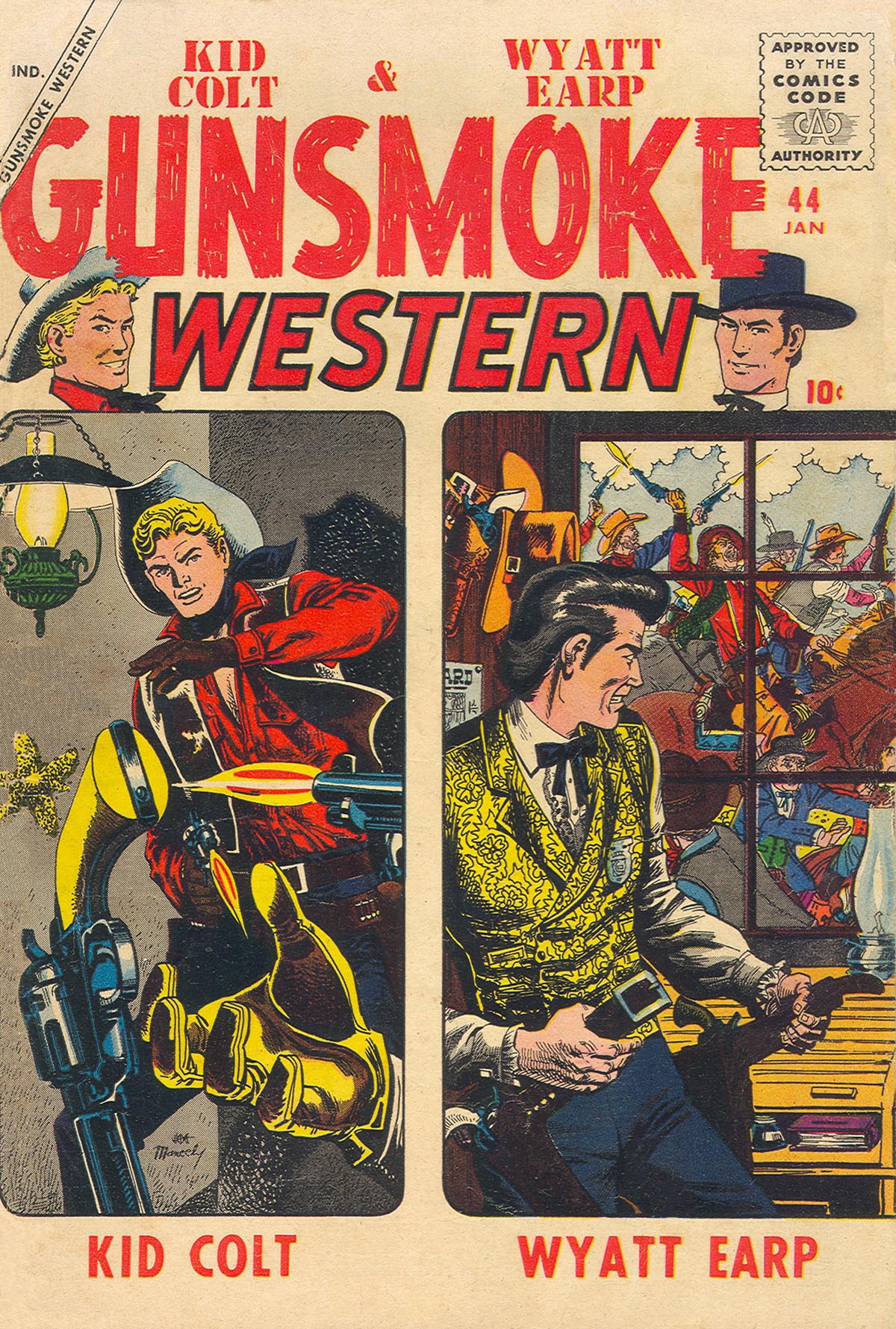 Read online Gunsmoke Western comic -  Issue #44 - 1
