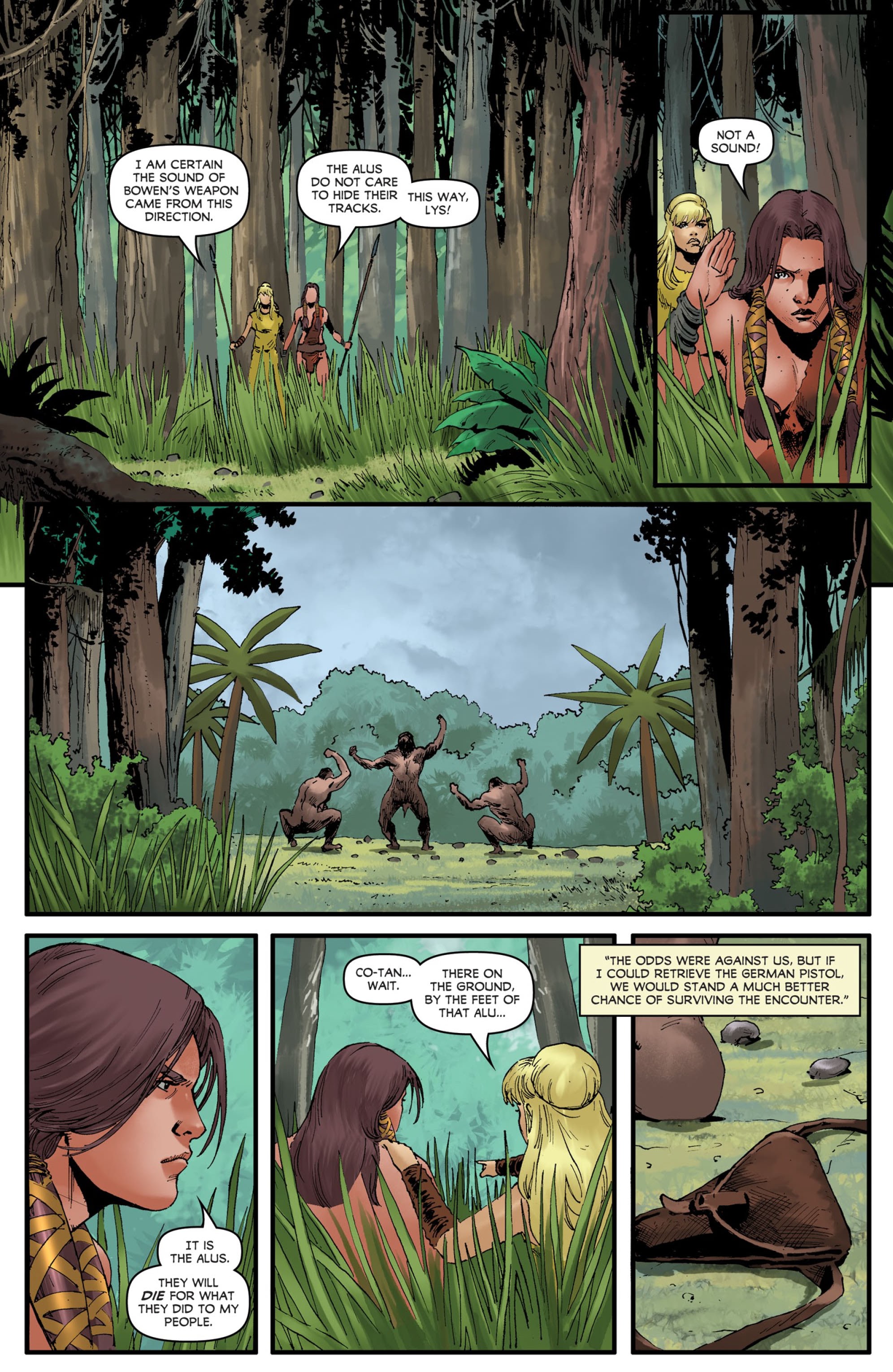 Read online The Land That Time Forgot: Fearless comic -  Issue #2 - 12